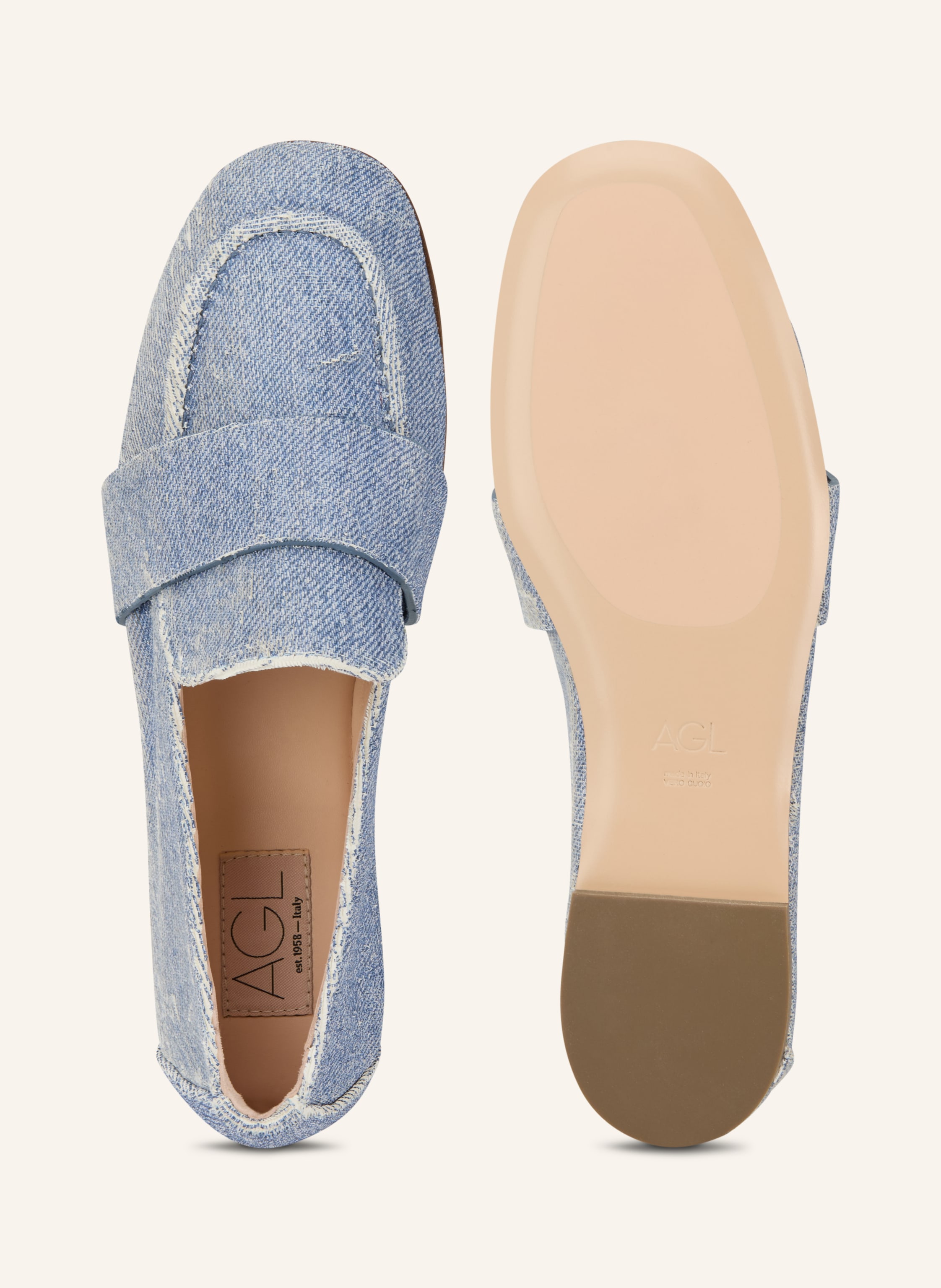 Thumbnail - Agl Loafer Marienne blau