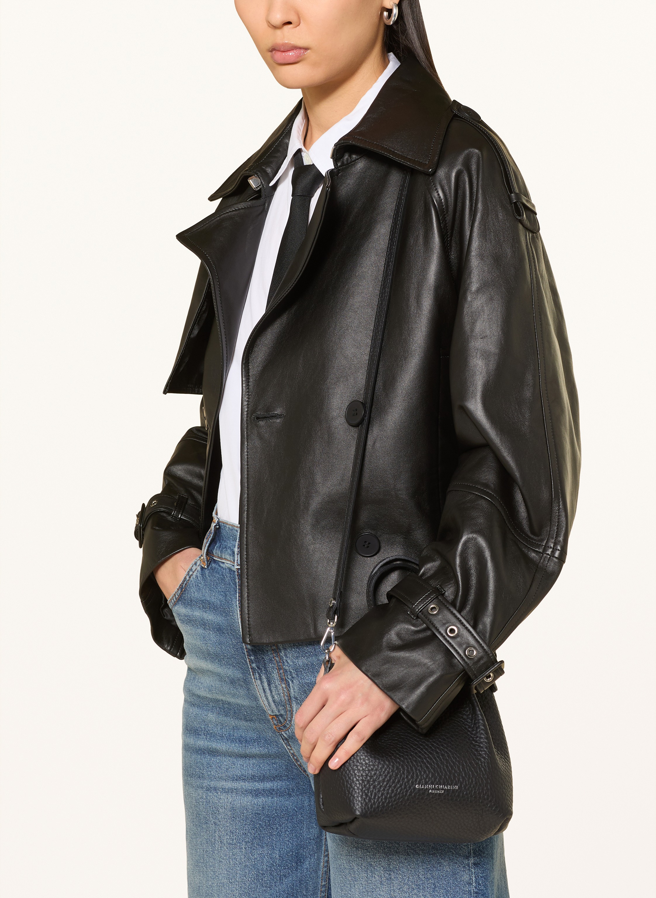 Thumbnail - Gianni Chiarini Umhängetasche Dua Mini schwarz