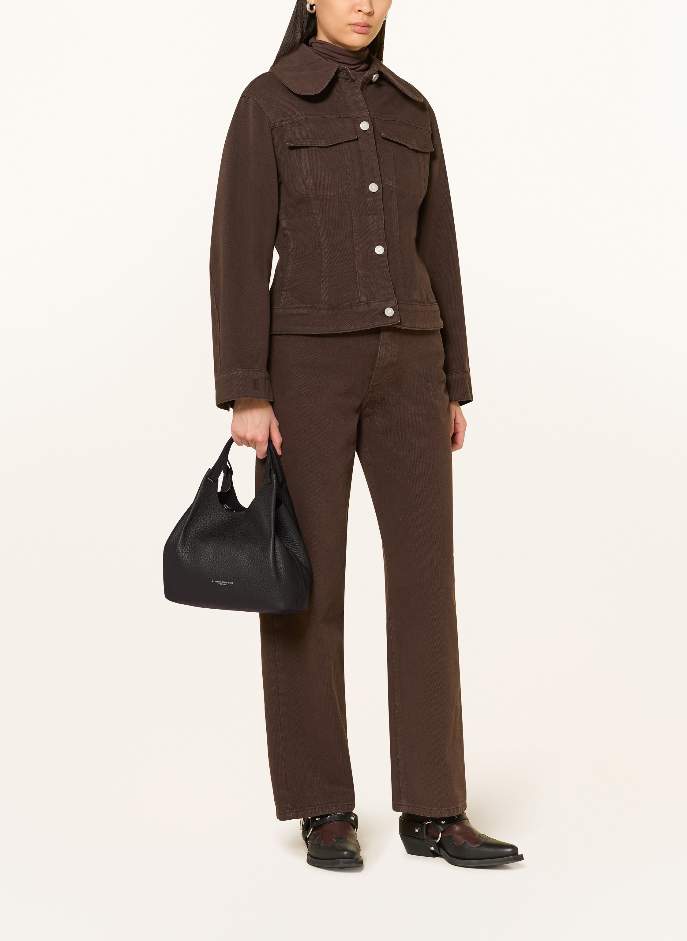 Thumbnail - Gianni Chiarini Umhängetasche Dua Medium Mit Pouch schwarz