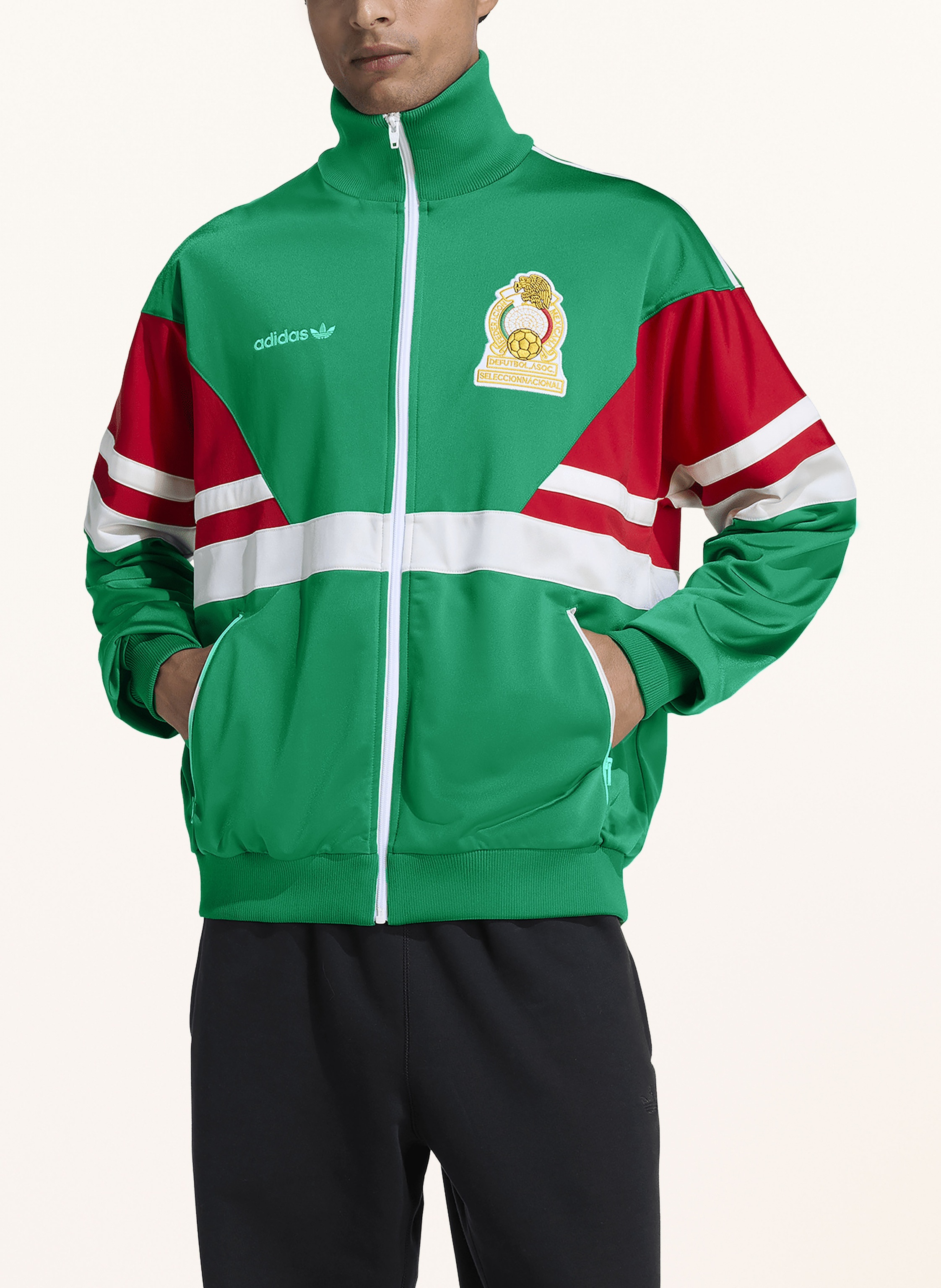 Thumbnail - Adidas Trainingsjacke Mexiko 86 gruen