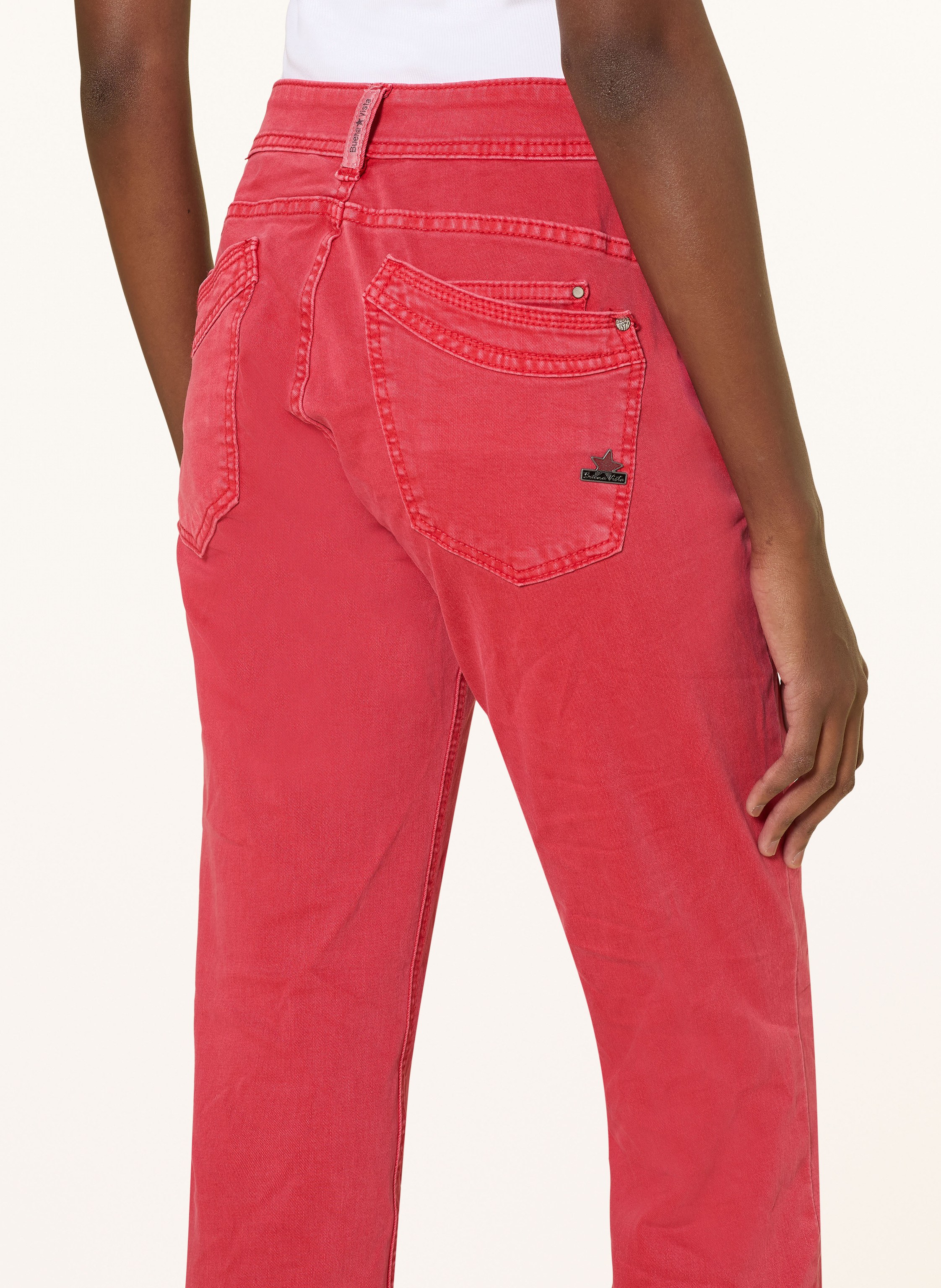 Thumbnail - Buena Vista Straight Jeans Malibu Slim Fit rot