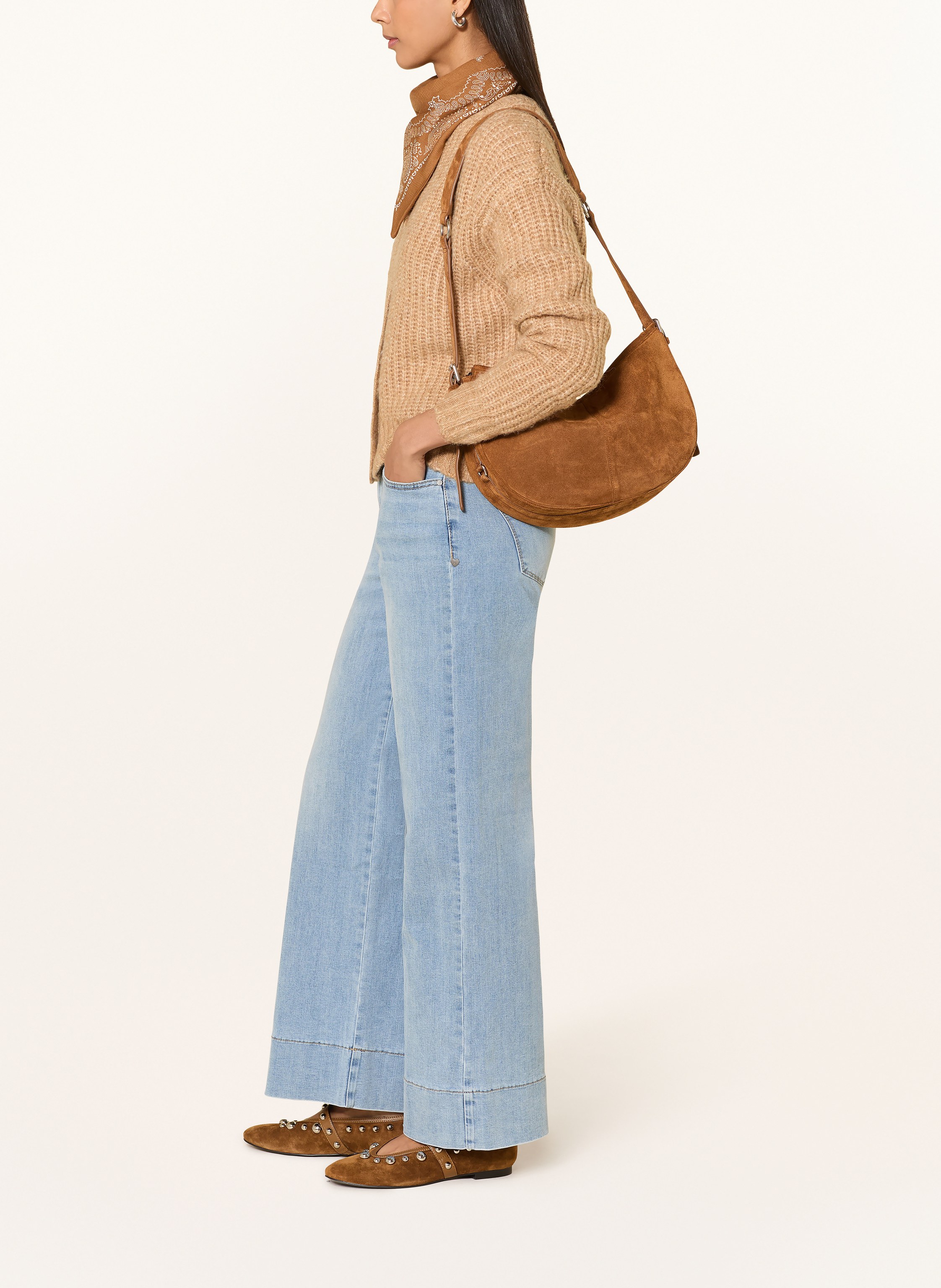 Thumbnail - Buena Vista Wide Leg Jeans blau
