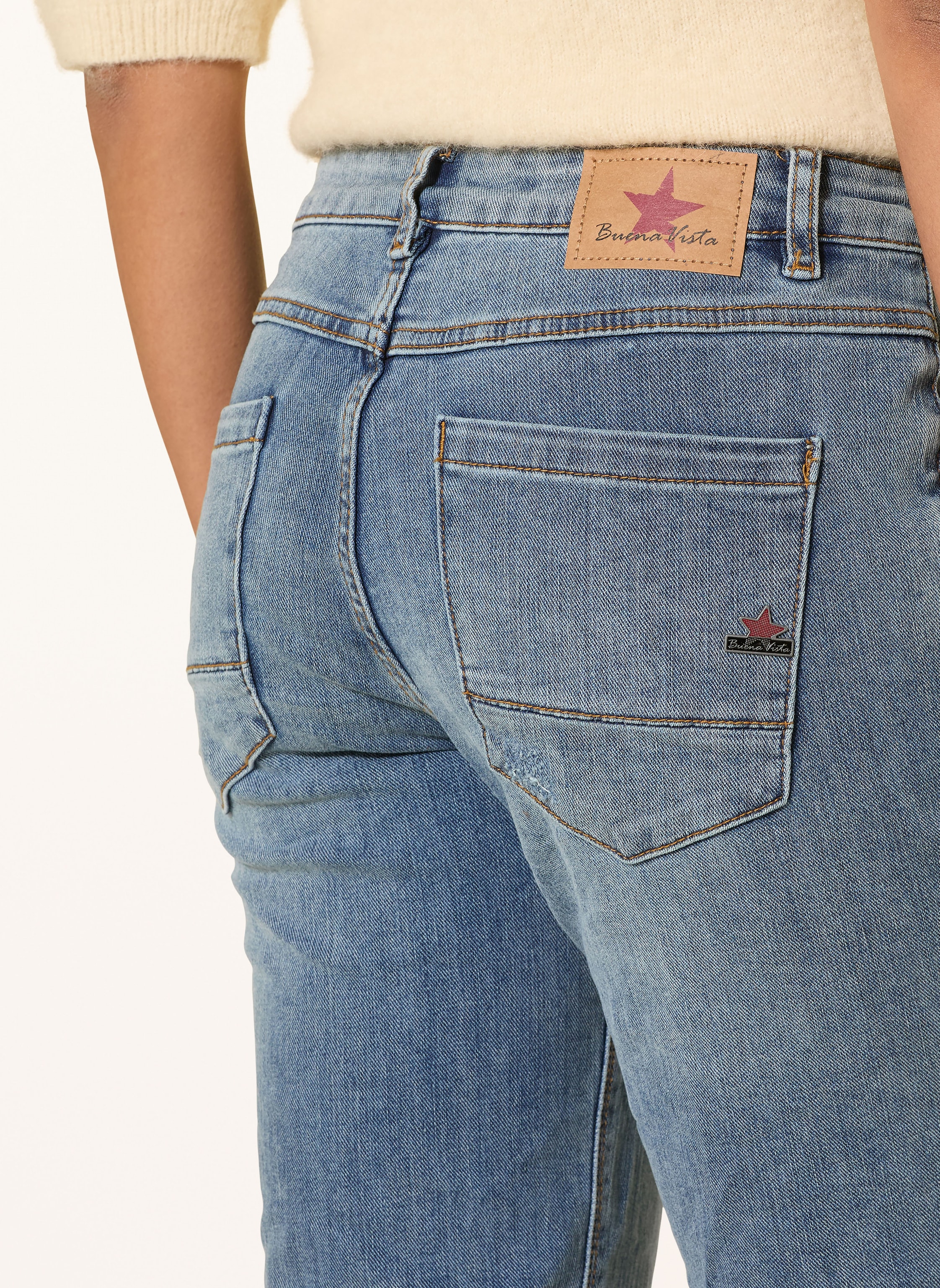 Thumbnail - Buena Vista Straight Jeans Anna blau