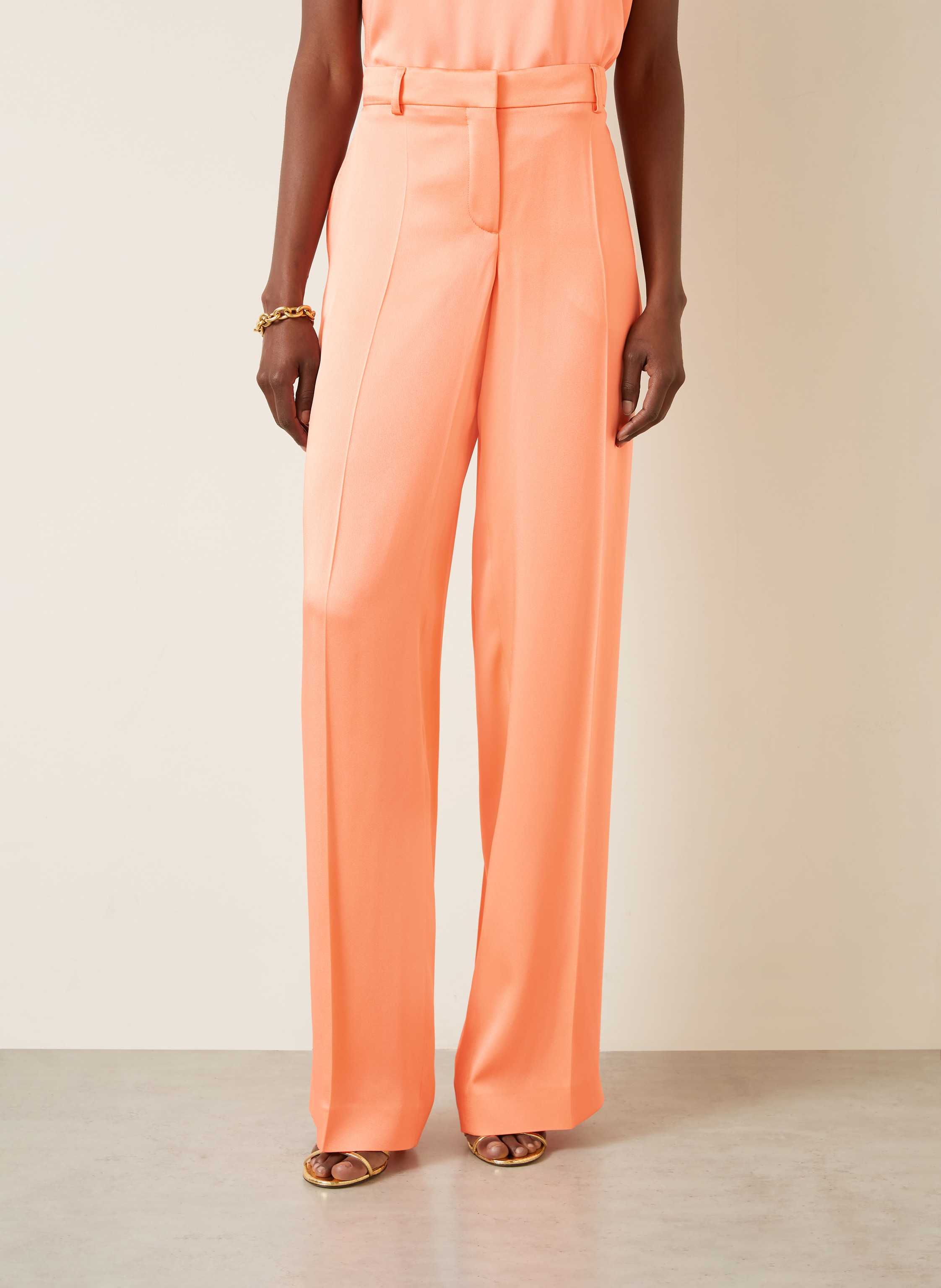 Thumbnail - Stella Mccartney Satinhose rosa