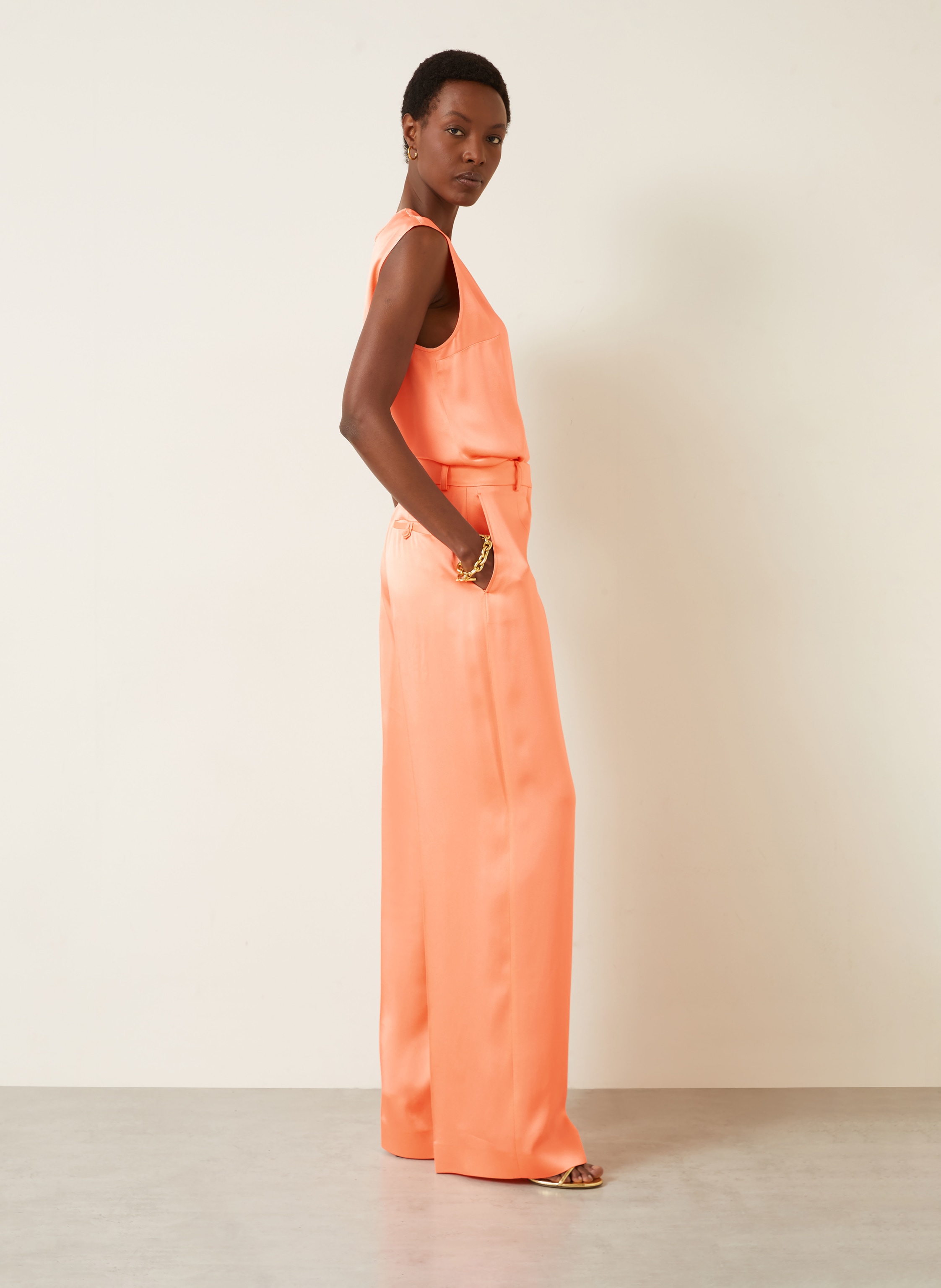 Thumbnail - Stella Mccartney Satinhose rosa