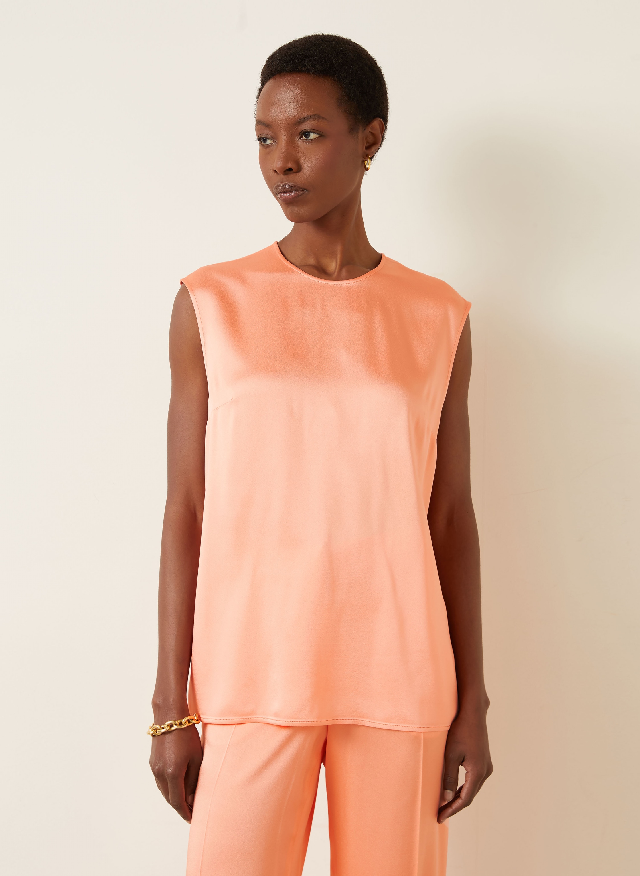 Thumbnail - Stella Mccartney Satintop rosa