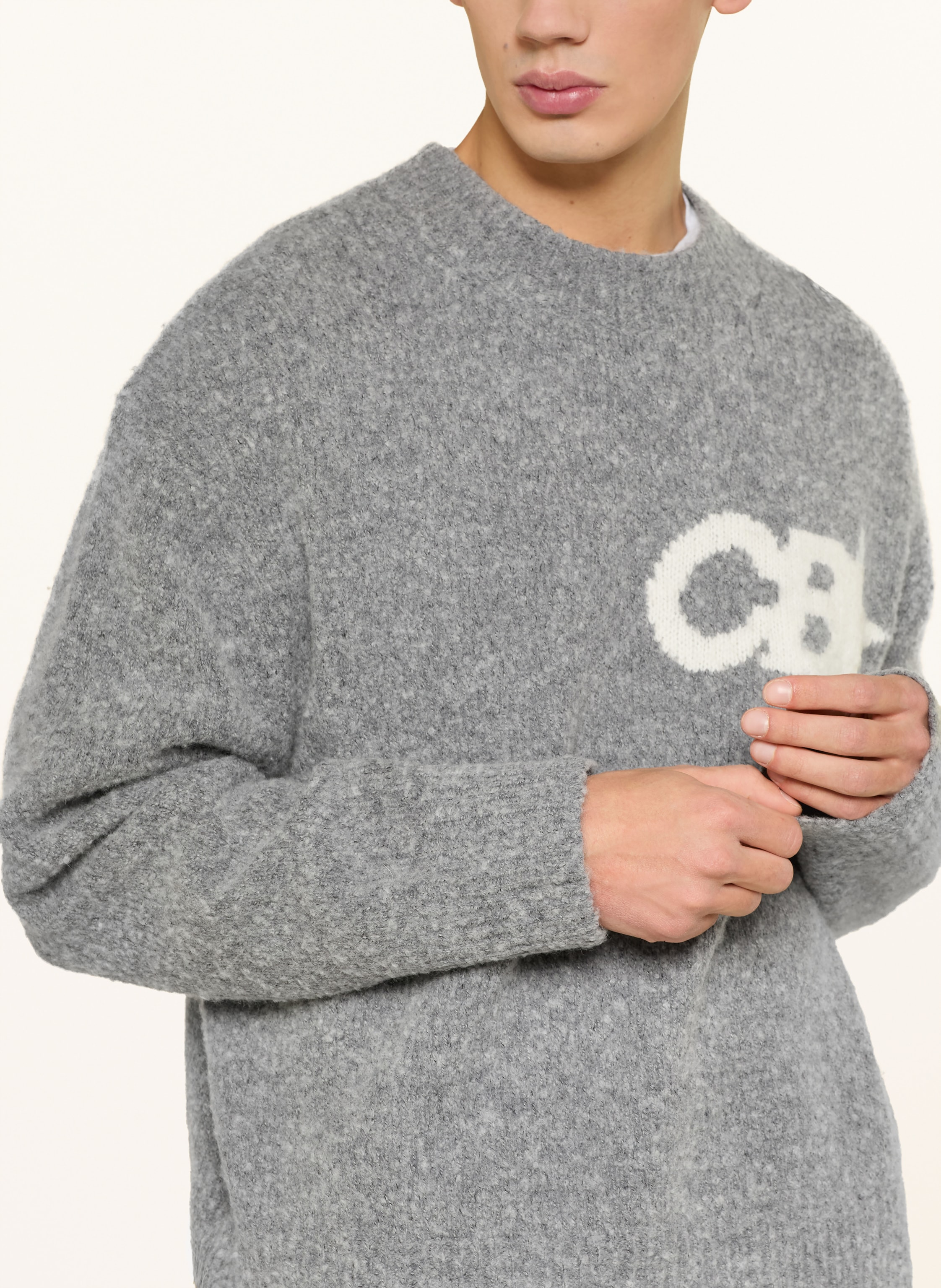 Thumbnail - Cole Buxton Pullover Cb Star grau