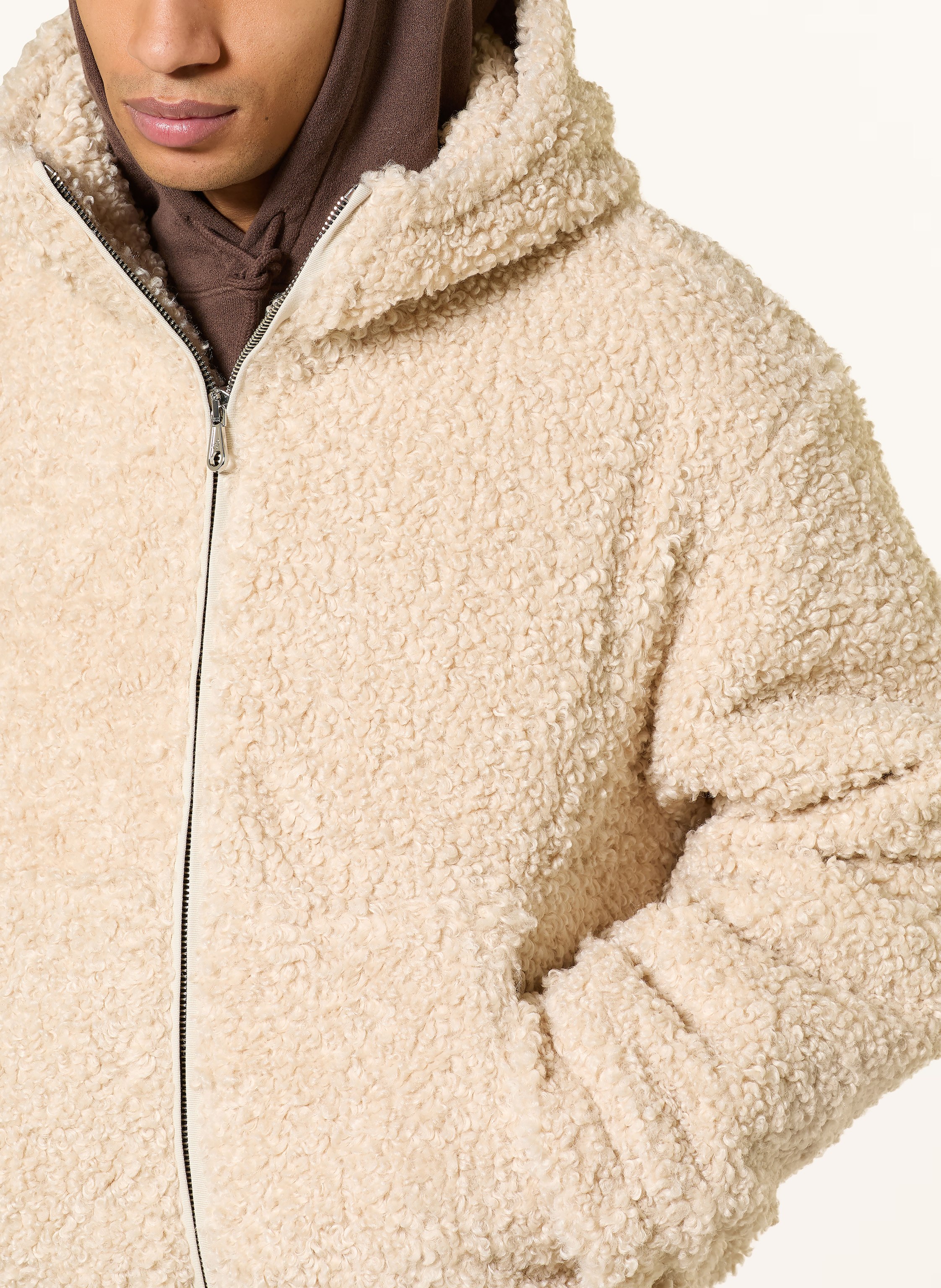 Thumbnail - Cole Buxton Teddyfell-Jacke weiss