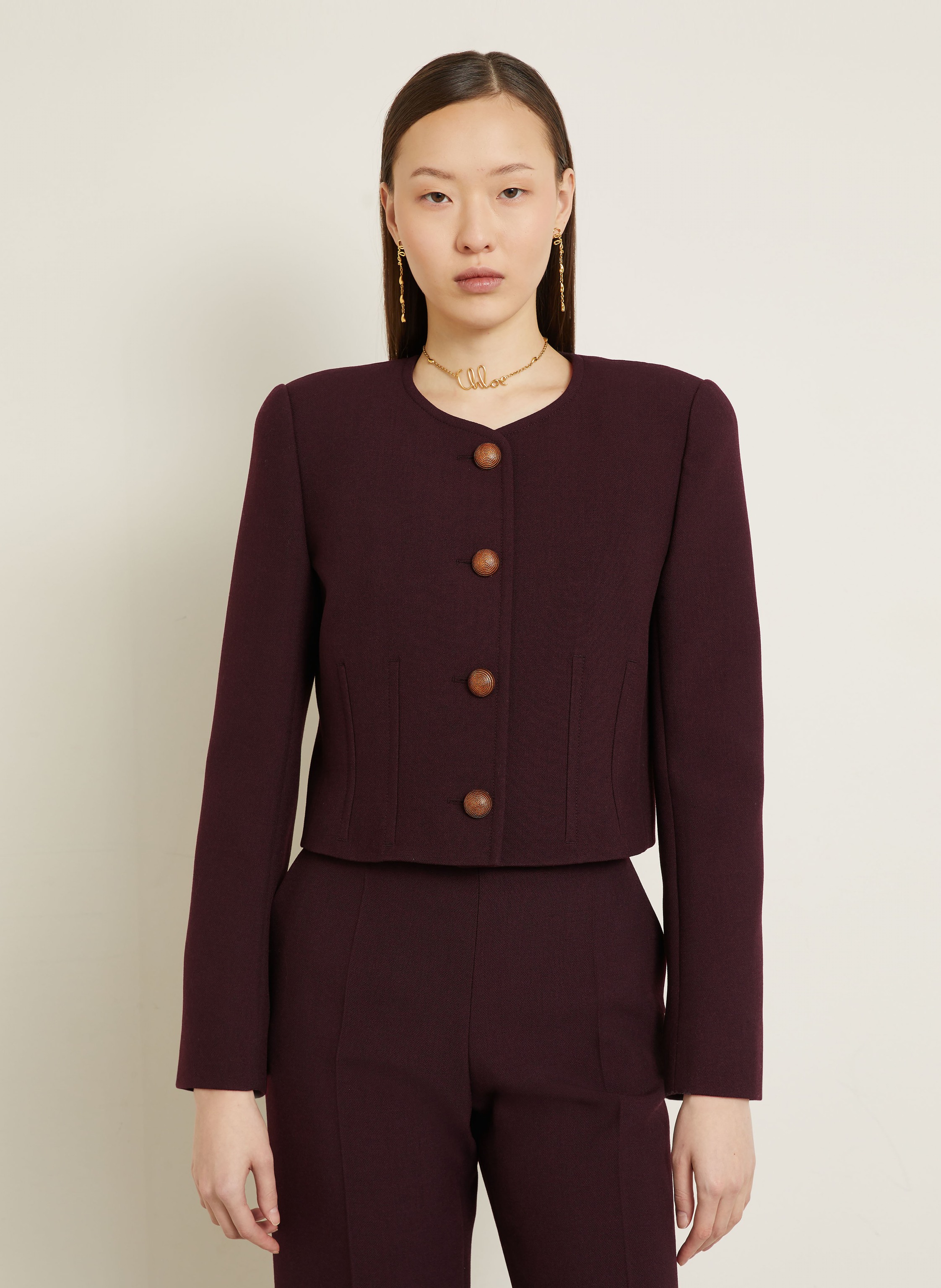 Thumbnail - Chloé Kastenjacke rot