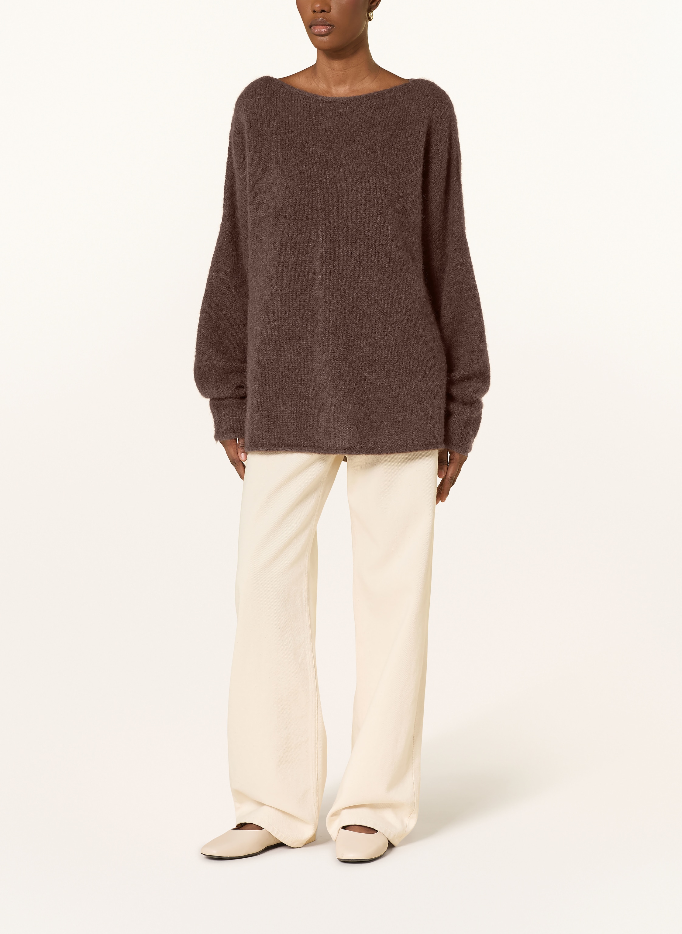 Thumbnail - By Aylin Koenig Strickjacke Mana Mit Alpaka braun