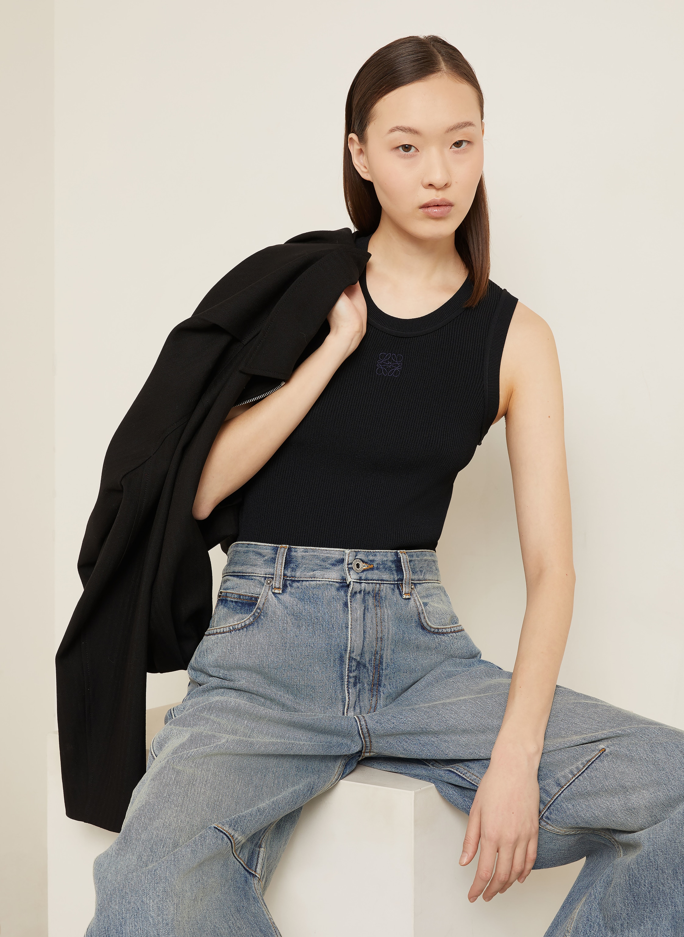 Thumbnail - Loewe Stricktop schwarz