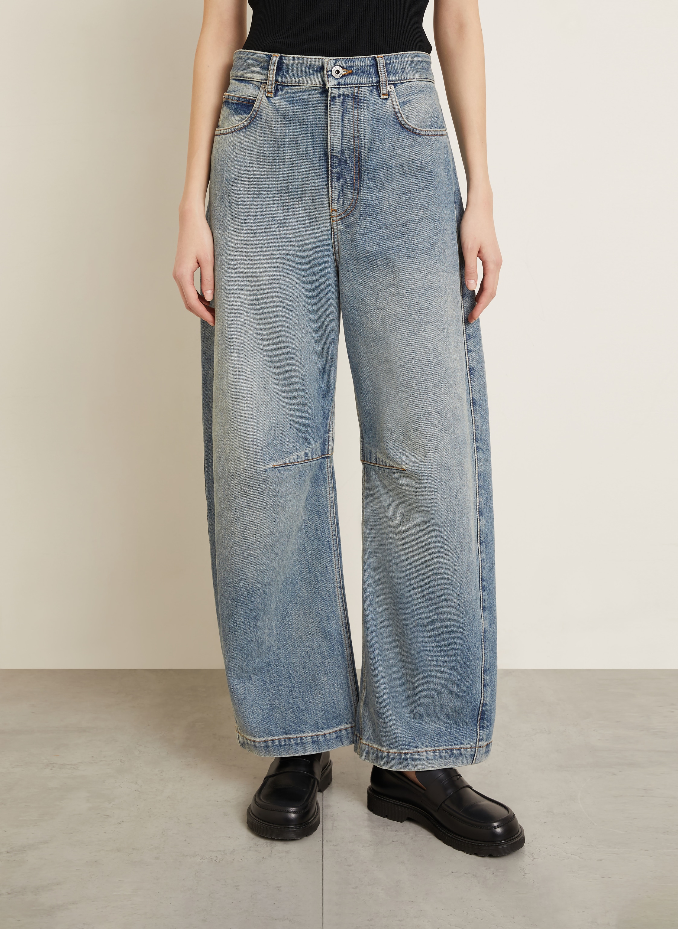 Thumbnail - Loewe Barrel Jeans blau