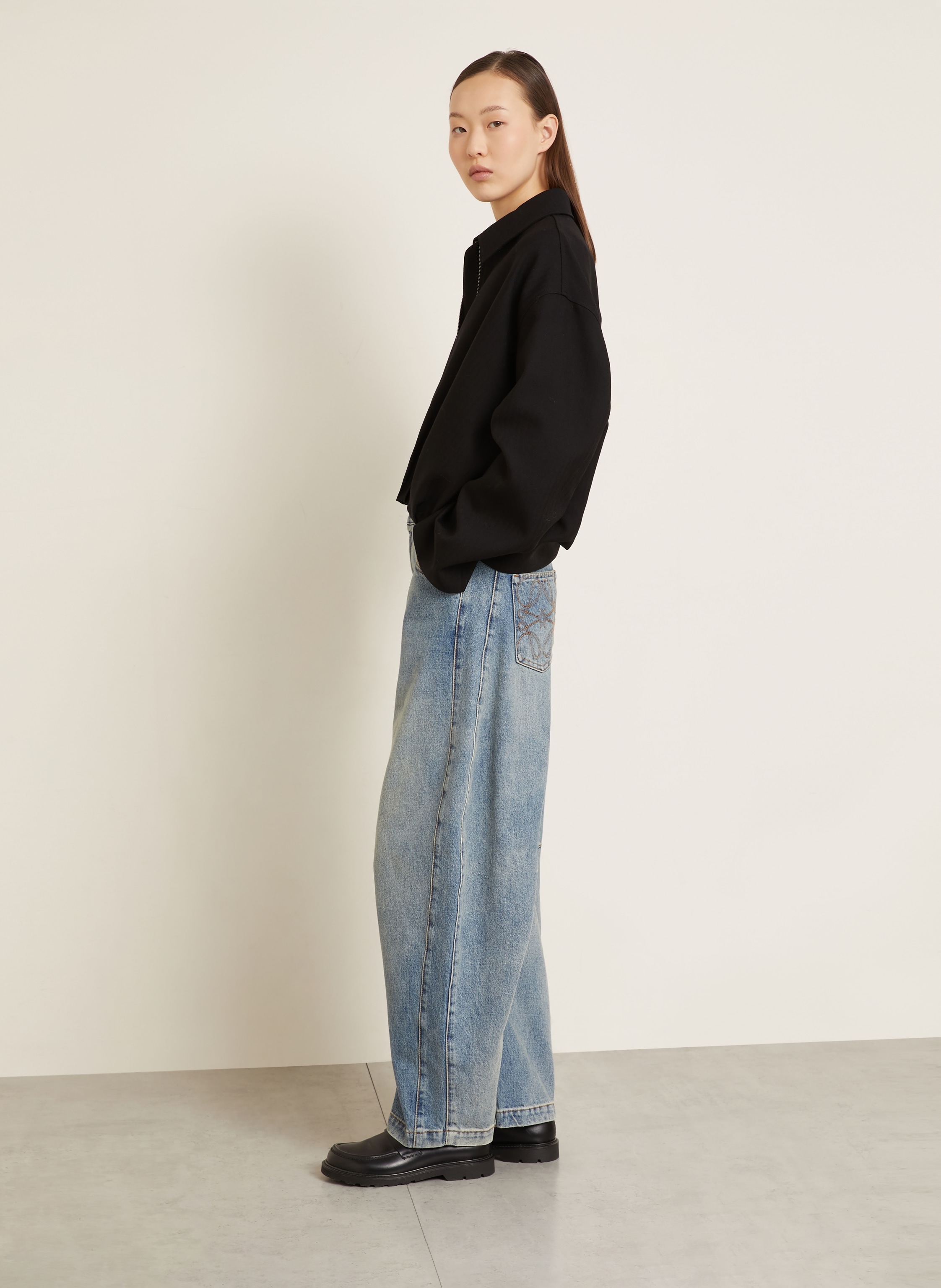 Thumbnail - Loewe Barrel Jeans blau