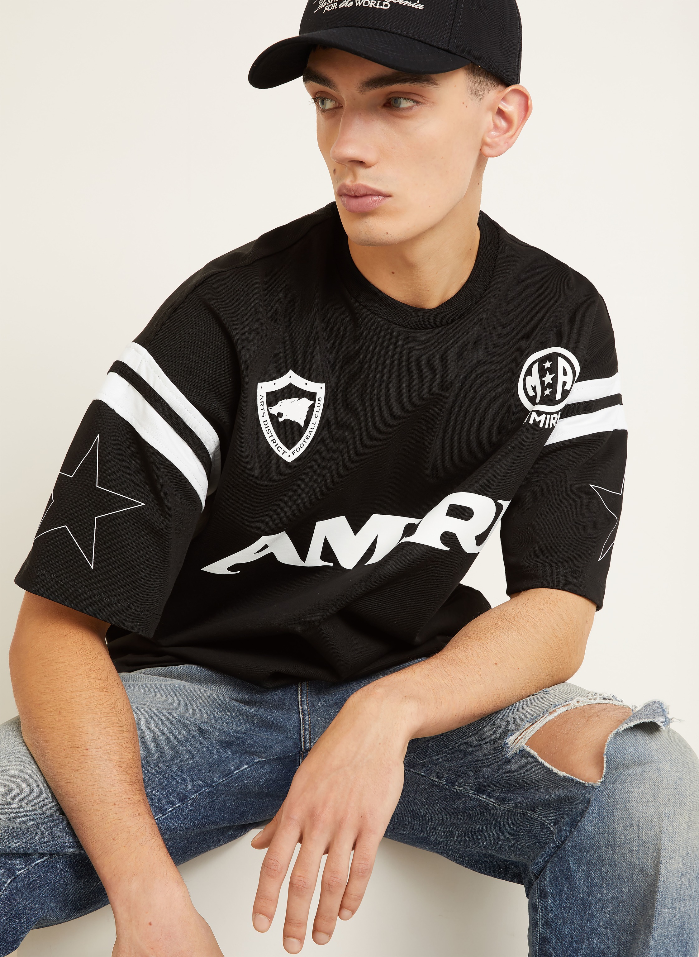 Thumbnail - Amiri Oversized-Shirt schwarz