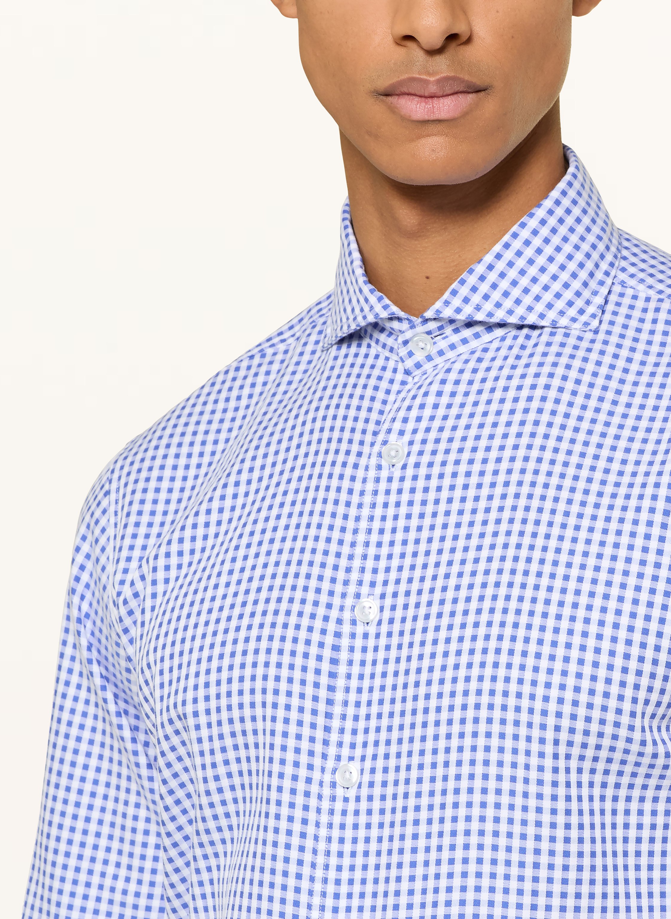 Thumbnail - Strokesman's Hemd Comfort Fit blau