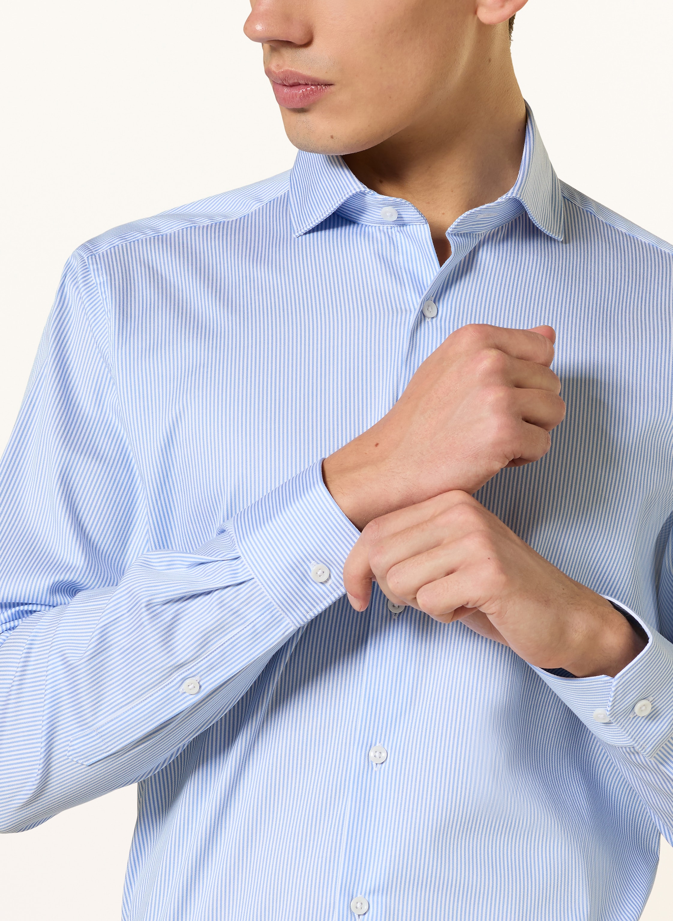 Thumbnail - Paul Hemd Shaped Fit blau