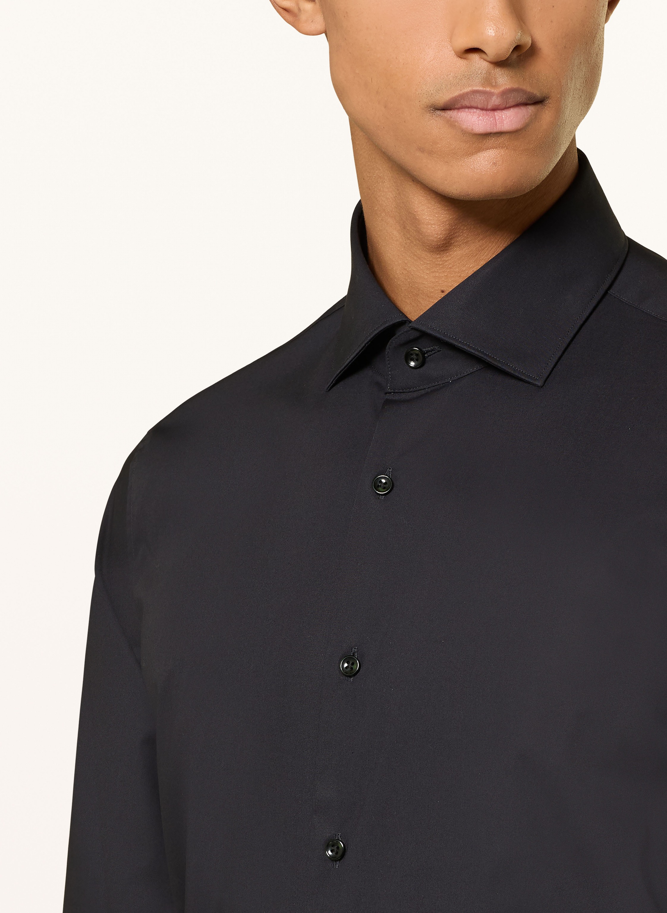 Thumbnail - Paul Hemd Shaped Fit schwarz