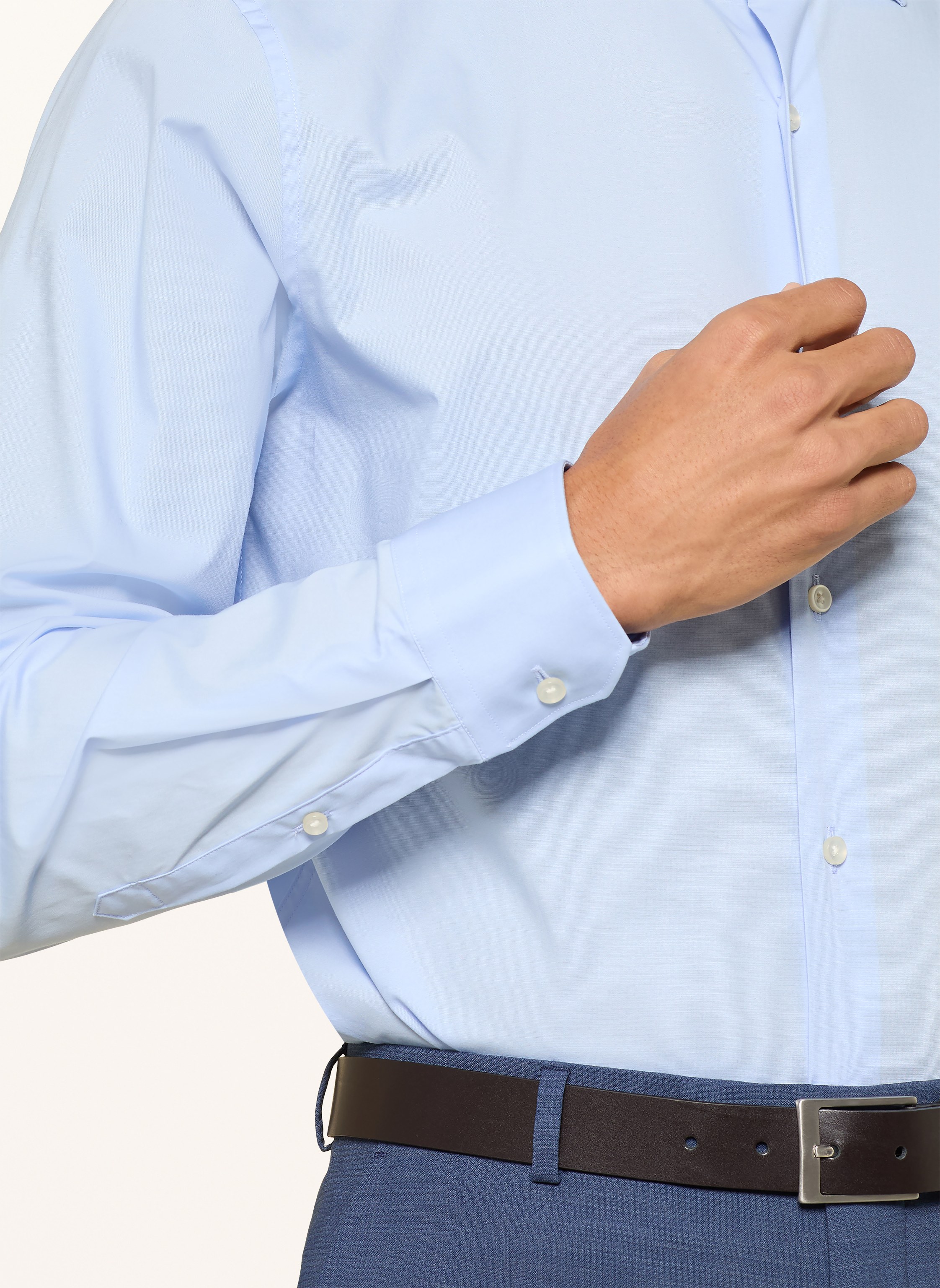 Thumbnail - Paul Hemd Shaped Fit blau