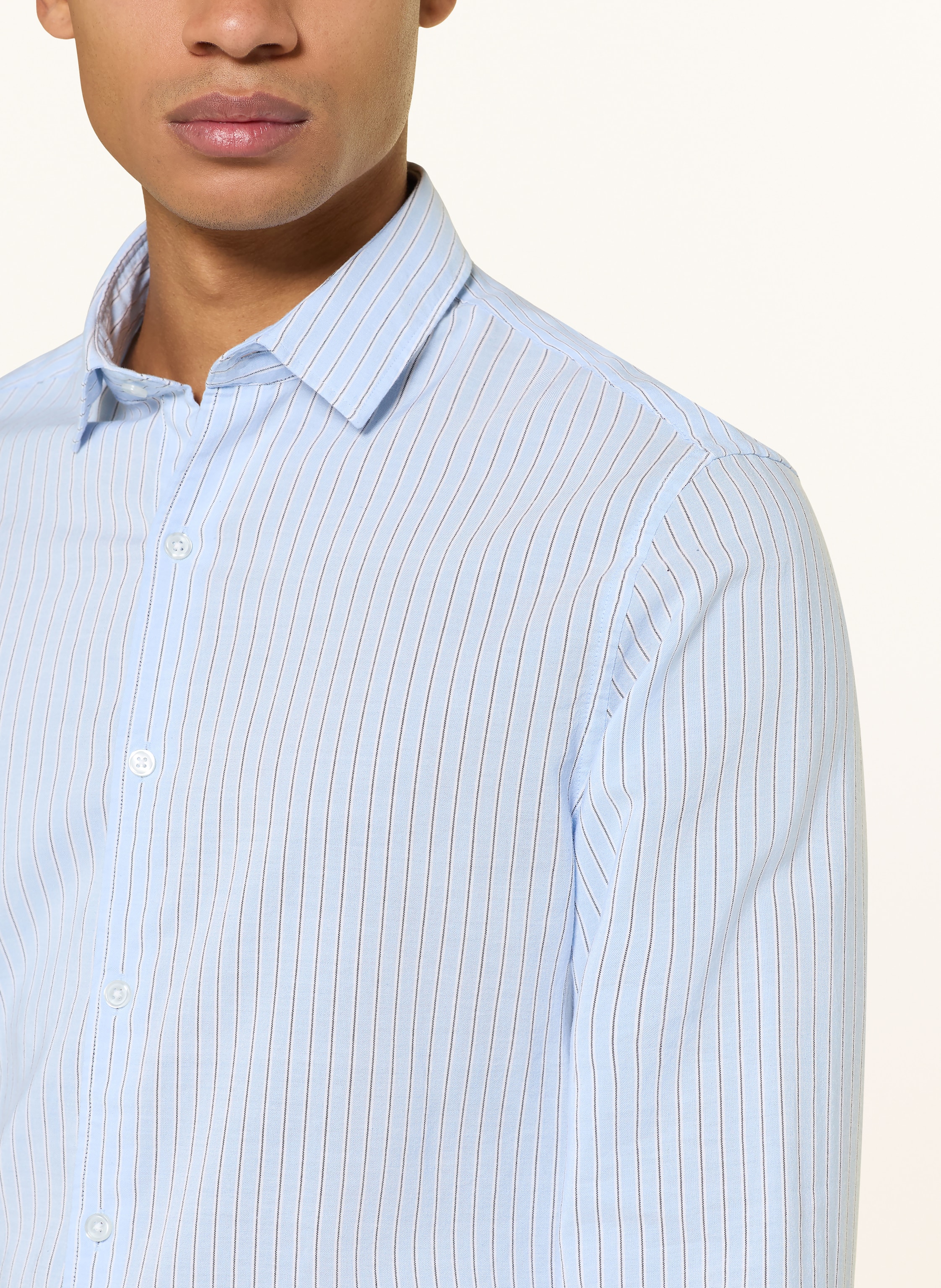 Thumbnail - Paul Hemd Comfort Fit blau