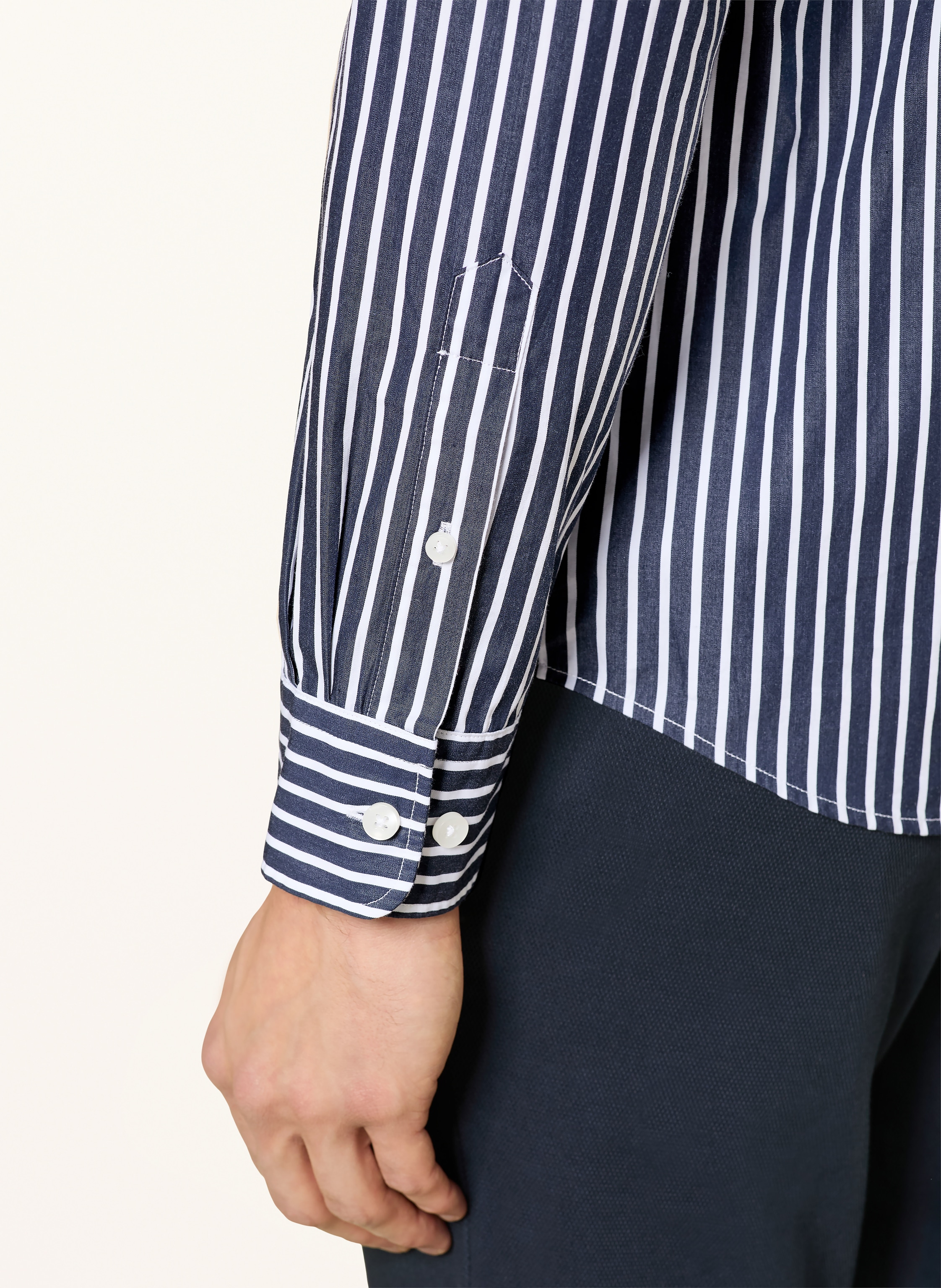 Thumbnail - Strokesman's Hemd Comfort Fit blau