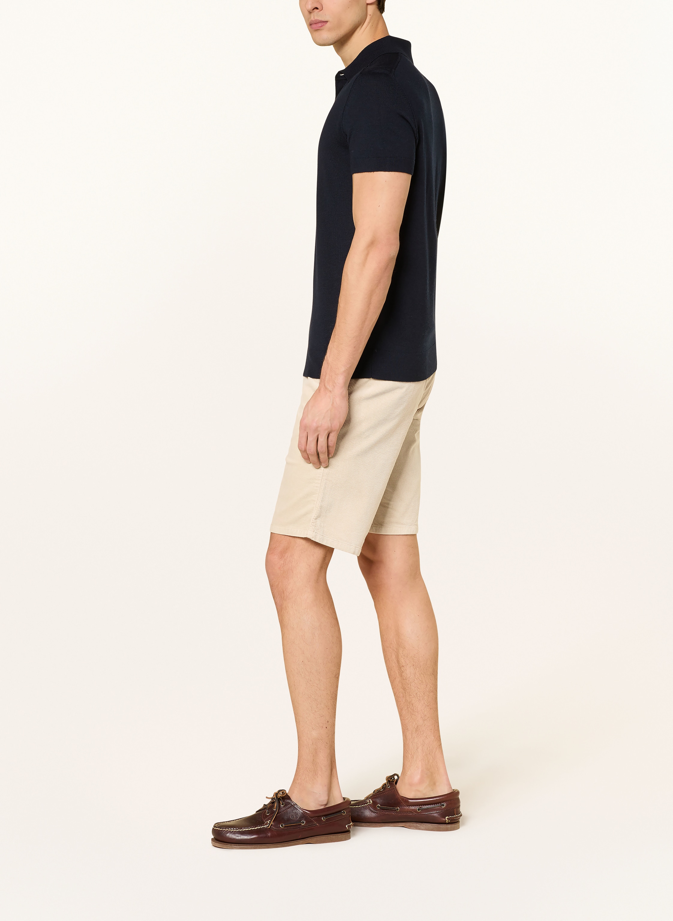 Thumbnail - Strokesman's Chinoshorts Regular Fit Aus Cord beige