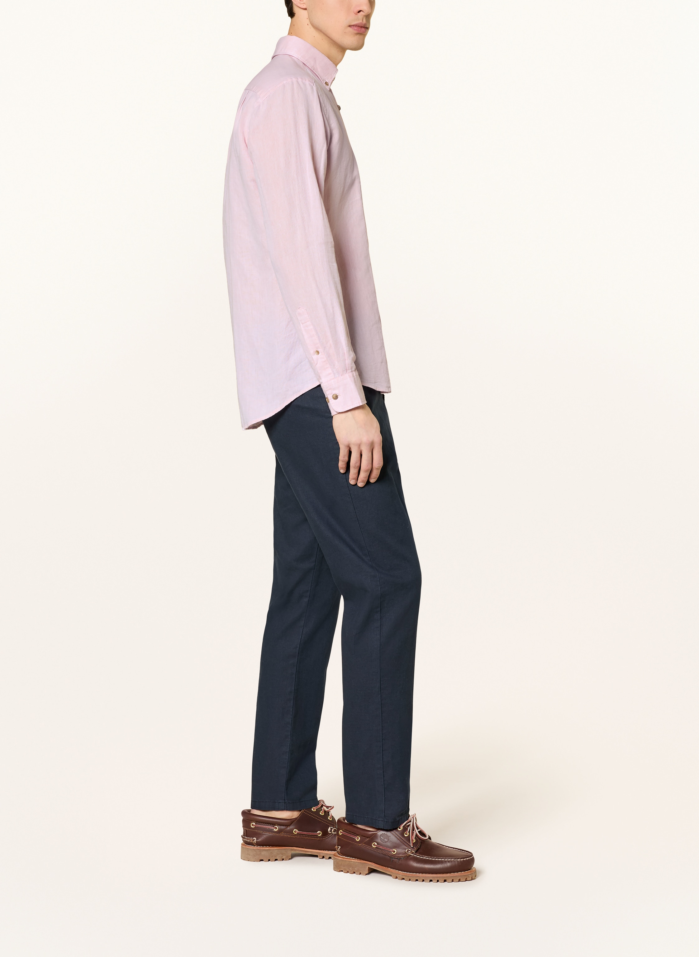 Thumbnail - Strokesman's Chino Regular Fit Mit Leinen blau