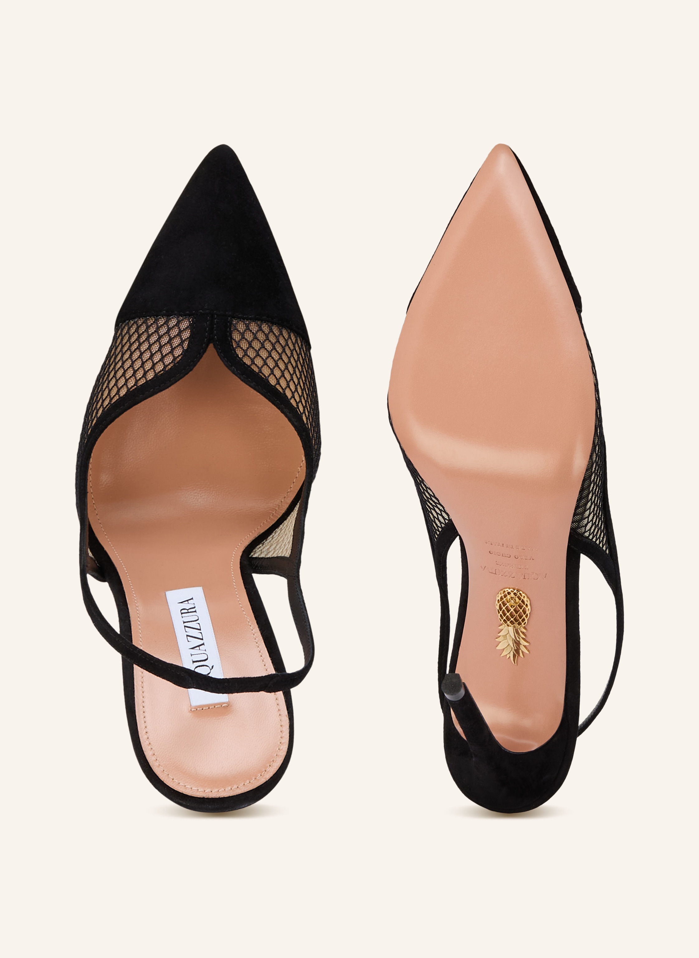 Thumbnail - Aquazzura Slingpumps Gia schwarz