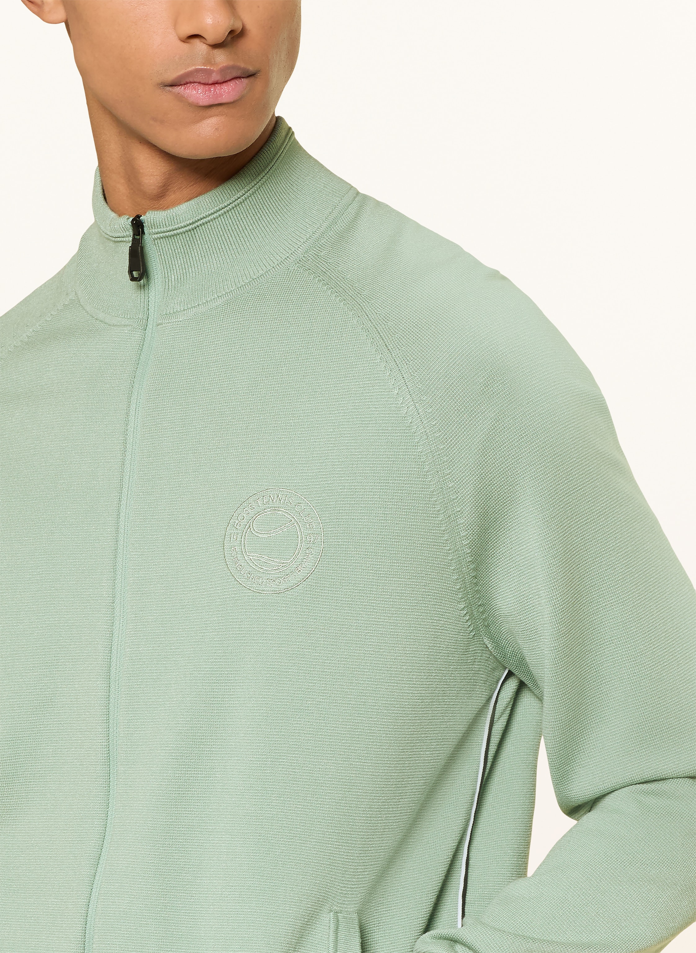 Thumbnail - Boss Strickjacke Join gruen