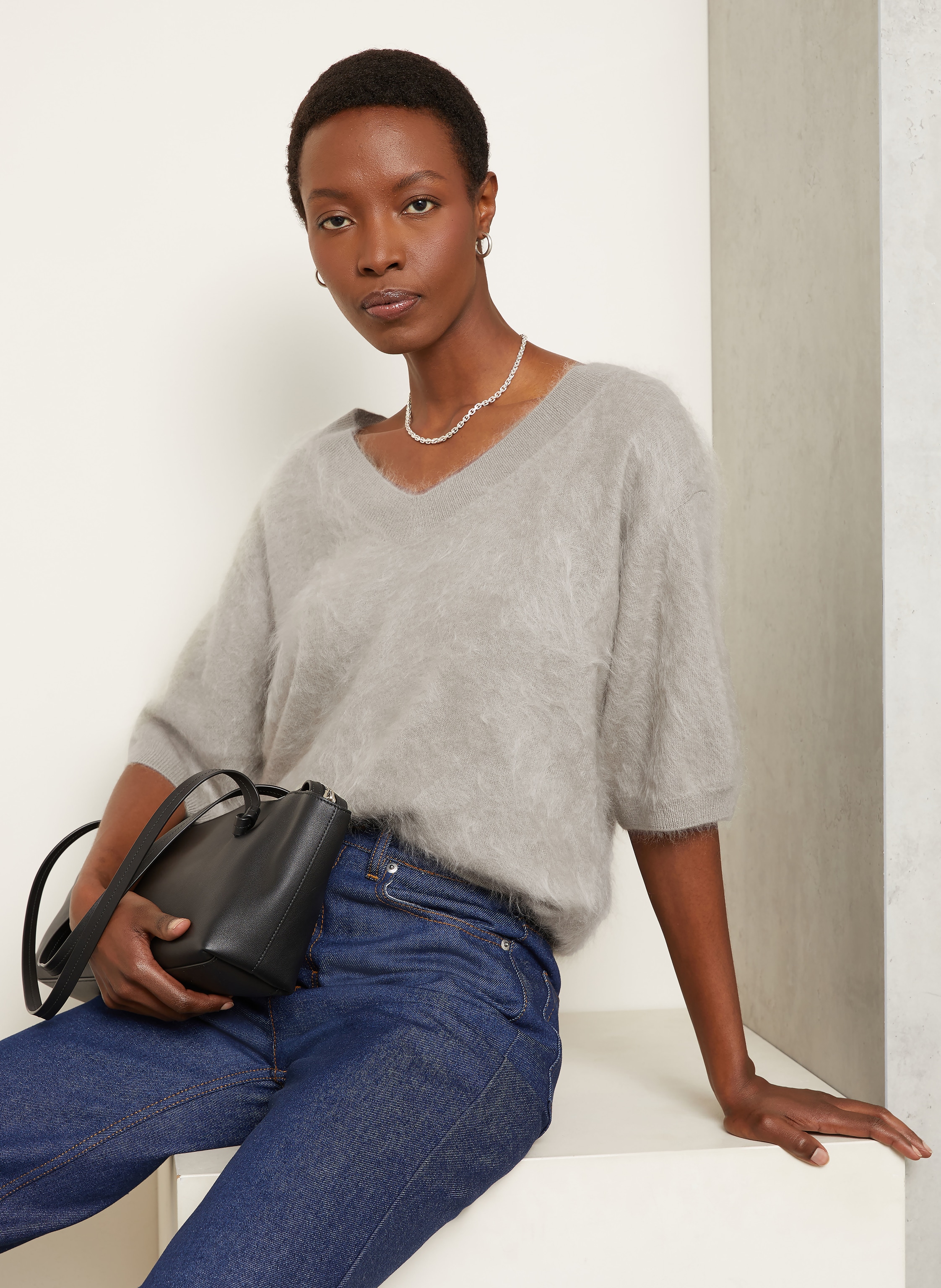 Thumbnail - Iris Von Arnim Strickshirt Sorrel Aus Cashmere beige