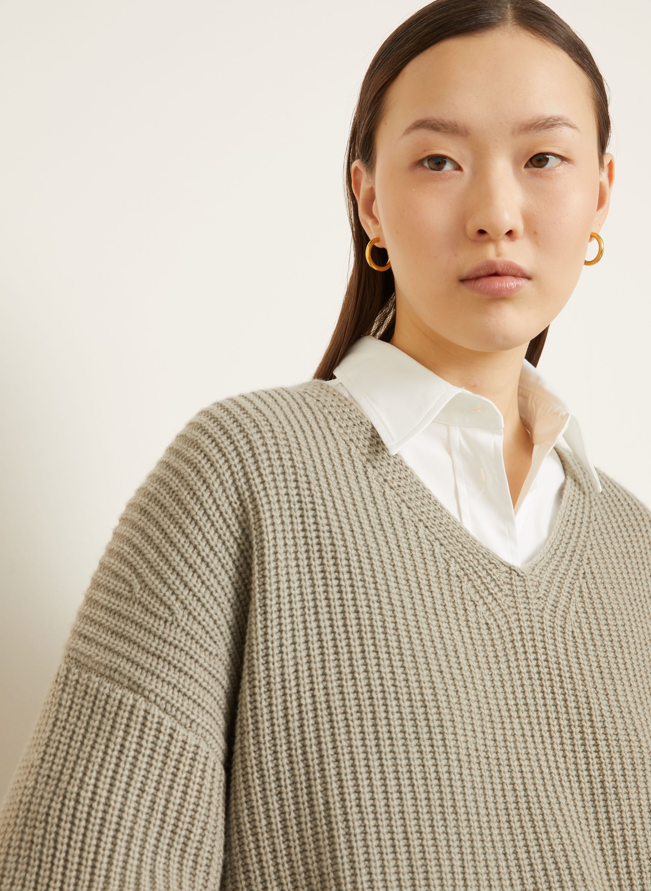 Thumbnail - Iris Von Arnim Pullover Gardenia Aus Cashmere beige