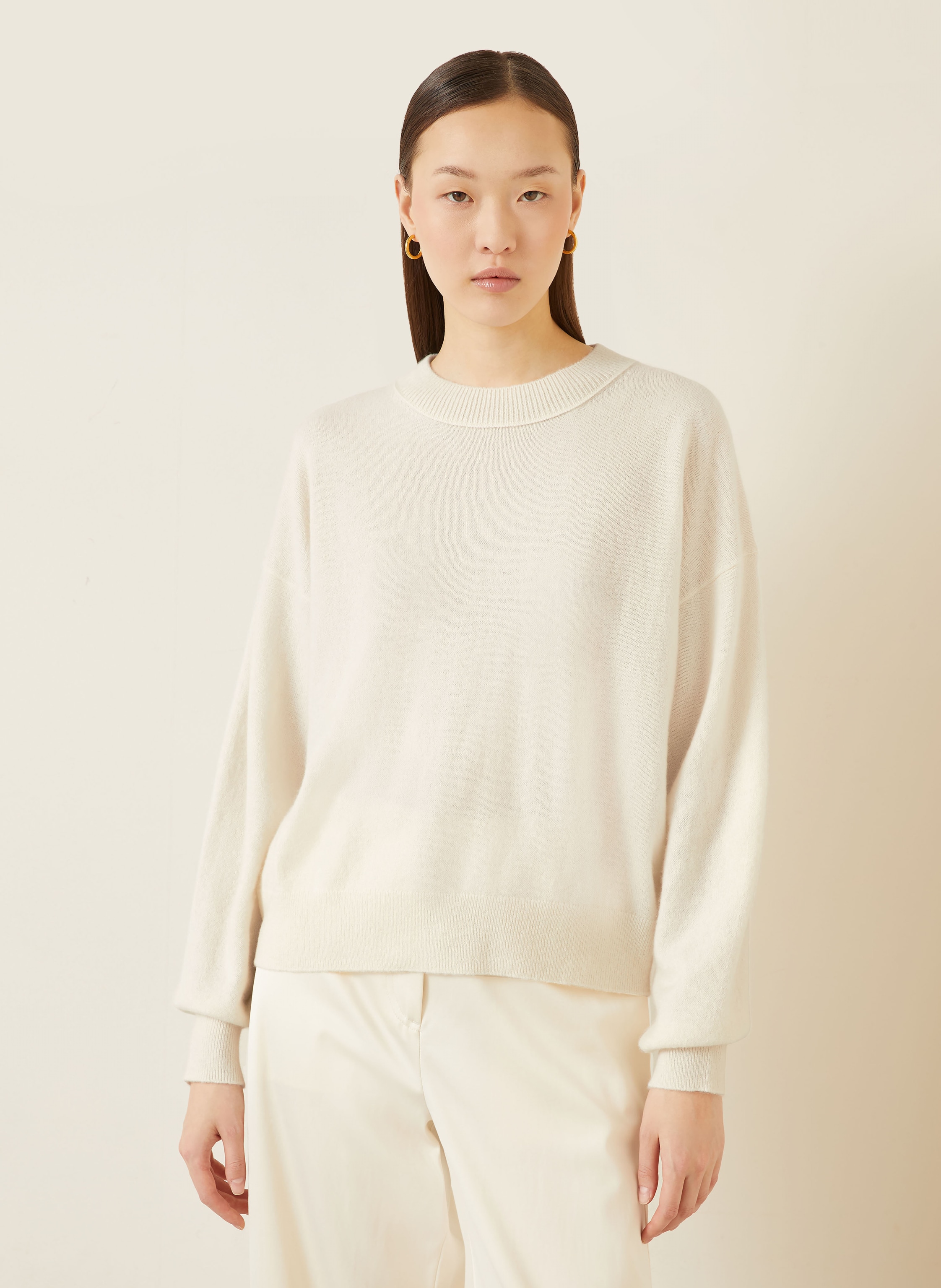 Thumbnail - Iris Von Arnim Pullover Orchidee Mit Cashmere weiss