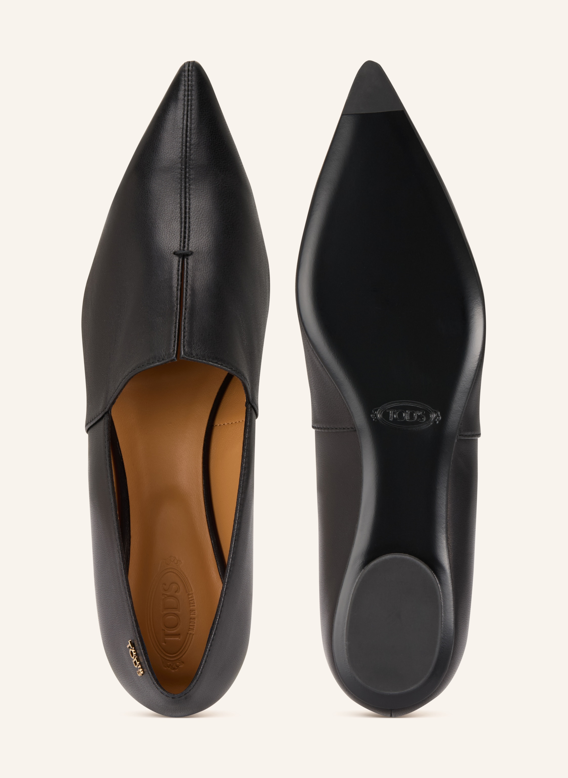 Thumbnail - Tod's Ballerinas schwarz