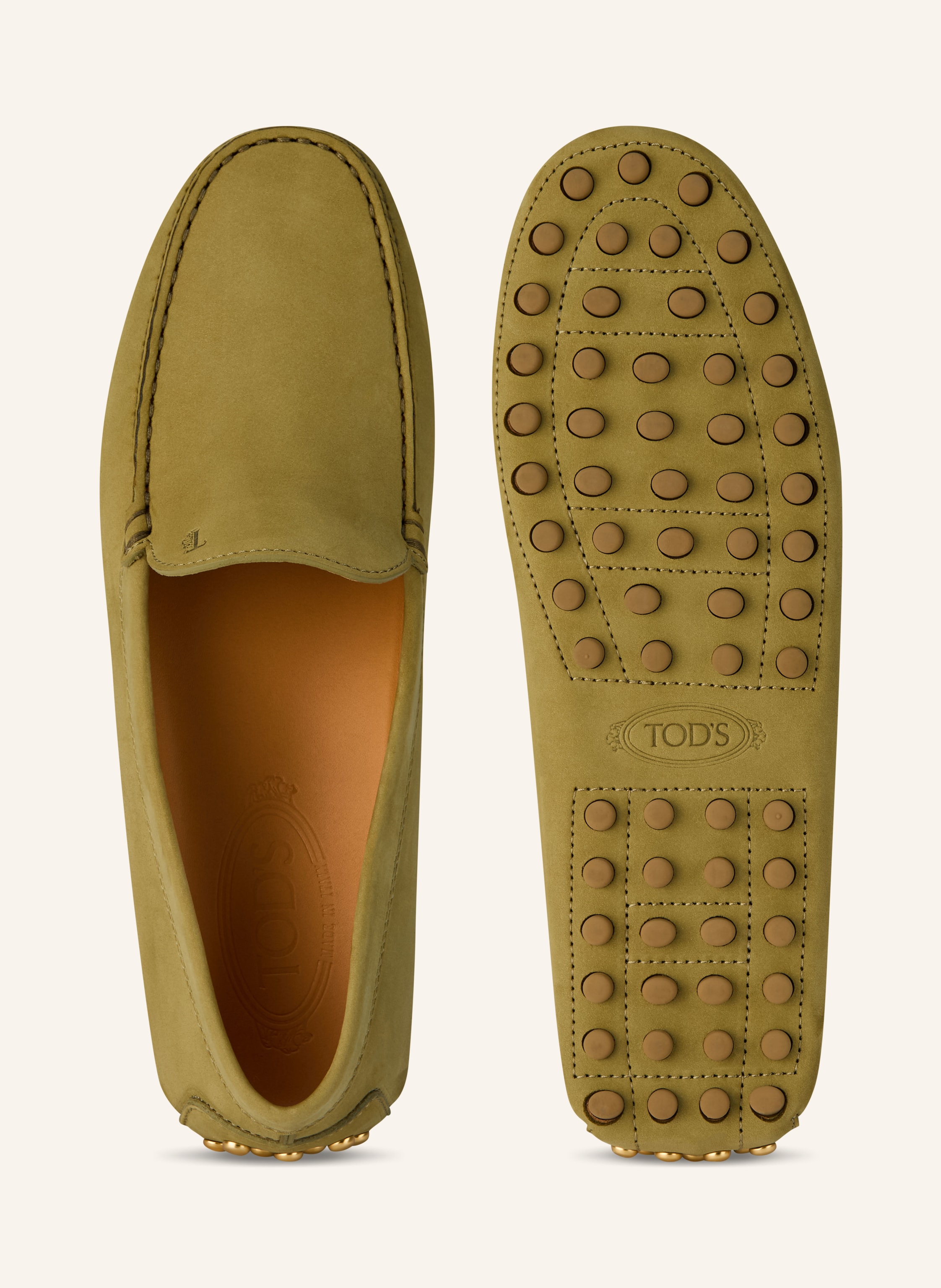Thumbnail - Tod's Mokassins Gommino Mit Nieten gruen