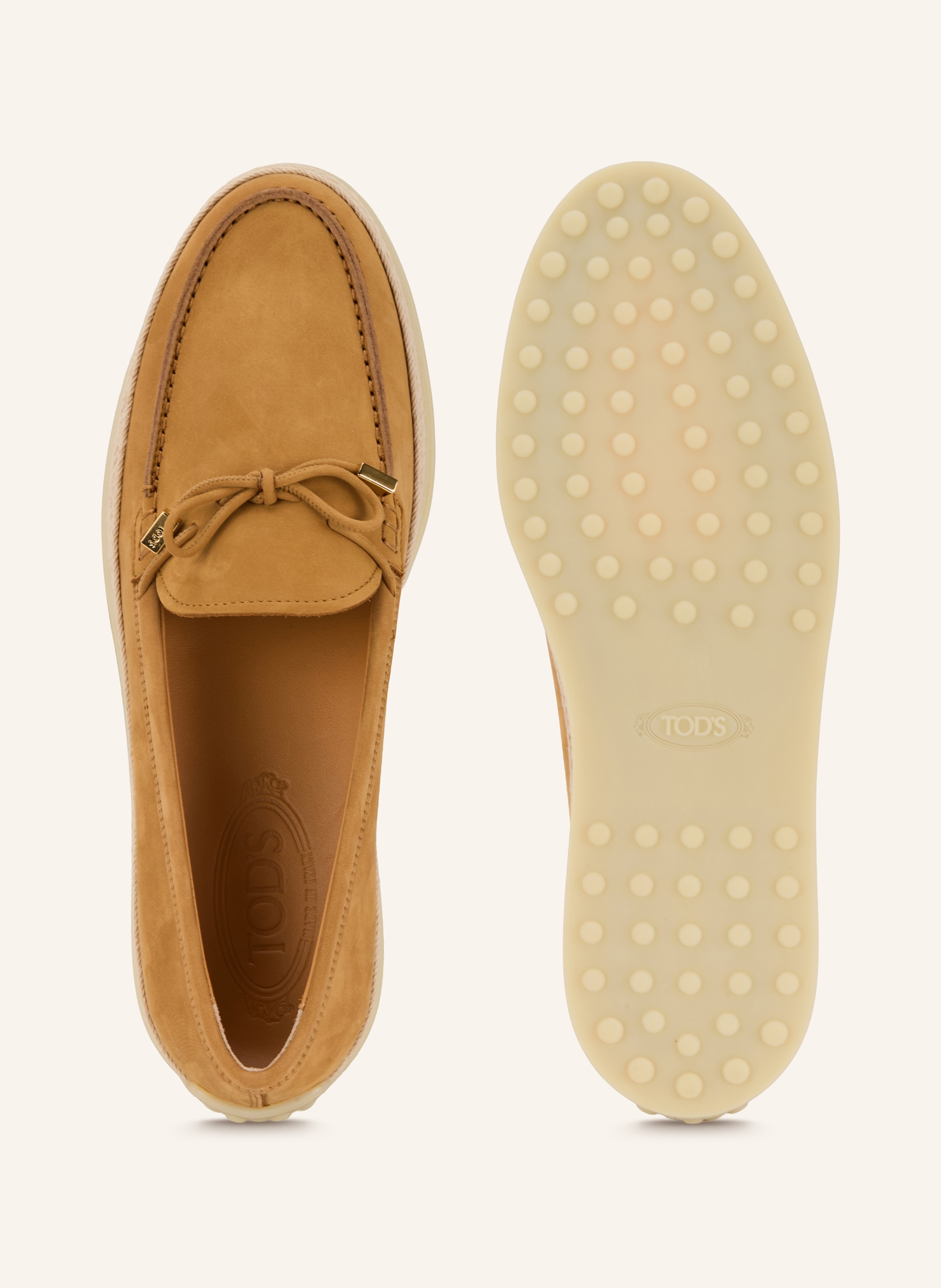 Thumbnail - Tod's Loafer Gomma braun