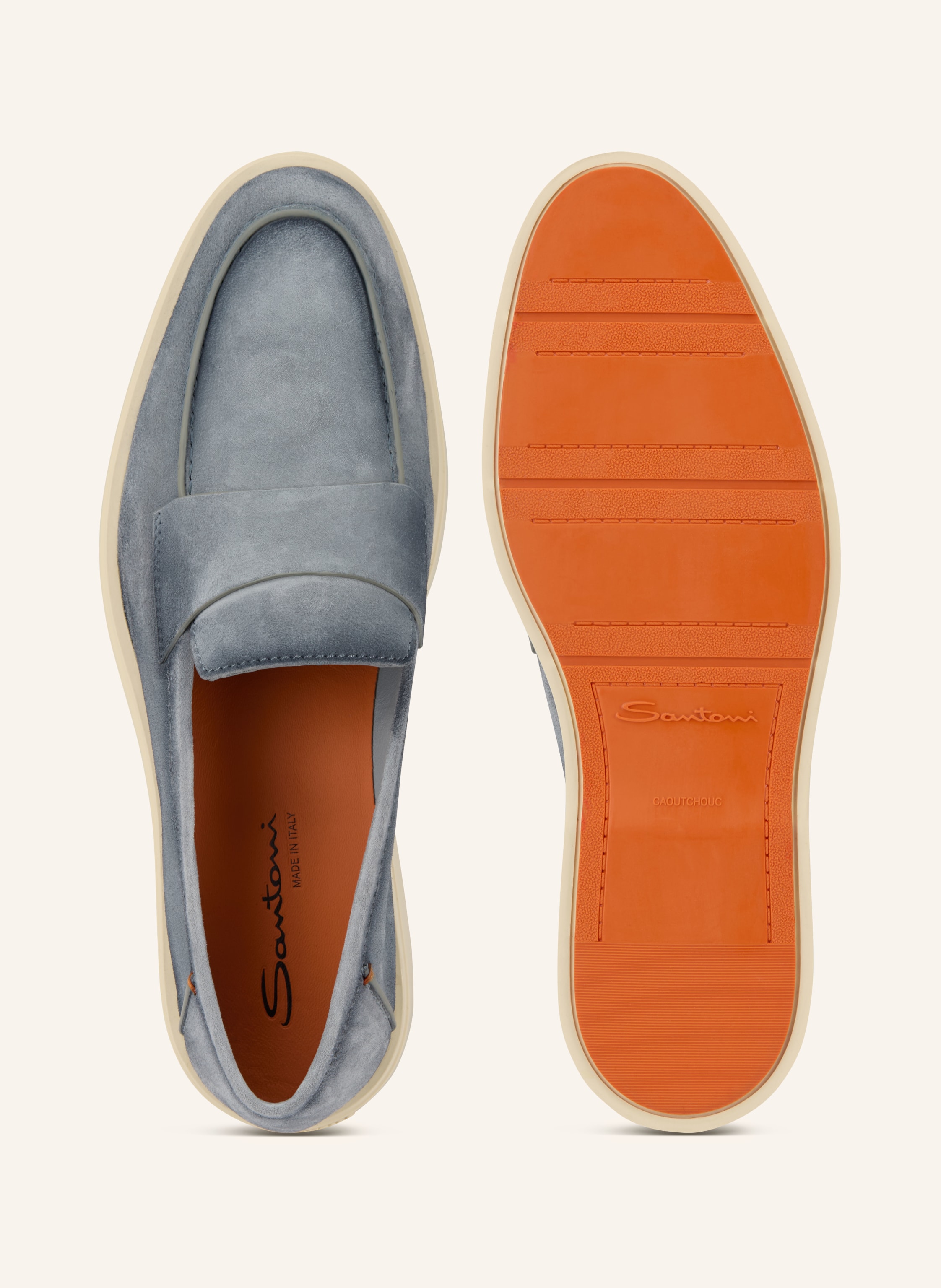 Thumbnail - Santoni Loafer Revolve grau