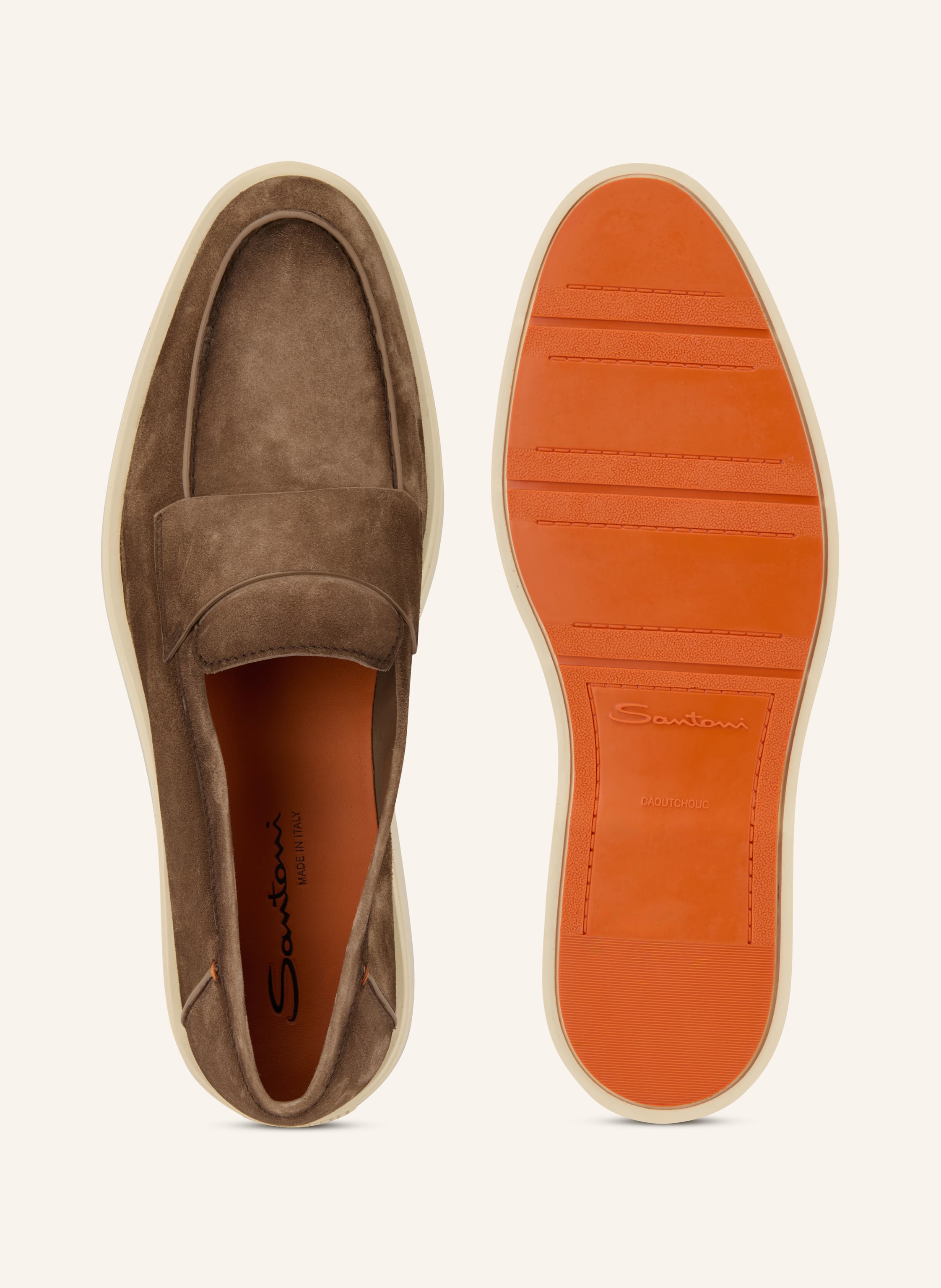 Thumbnail - Santoni Loafer Revolve braun