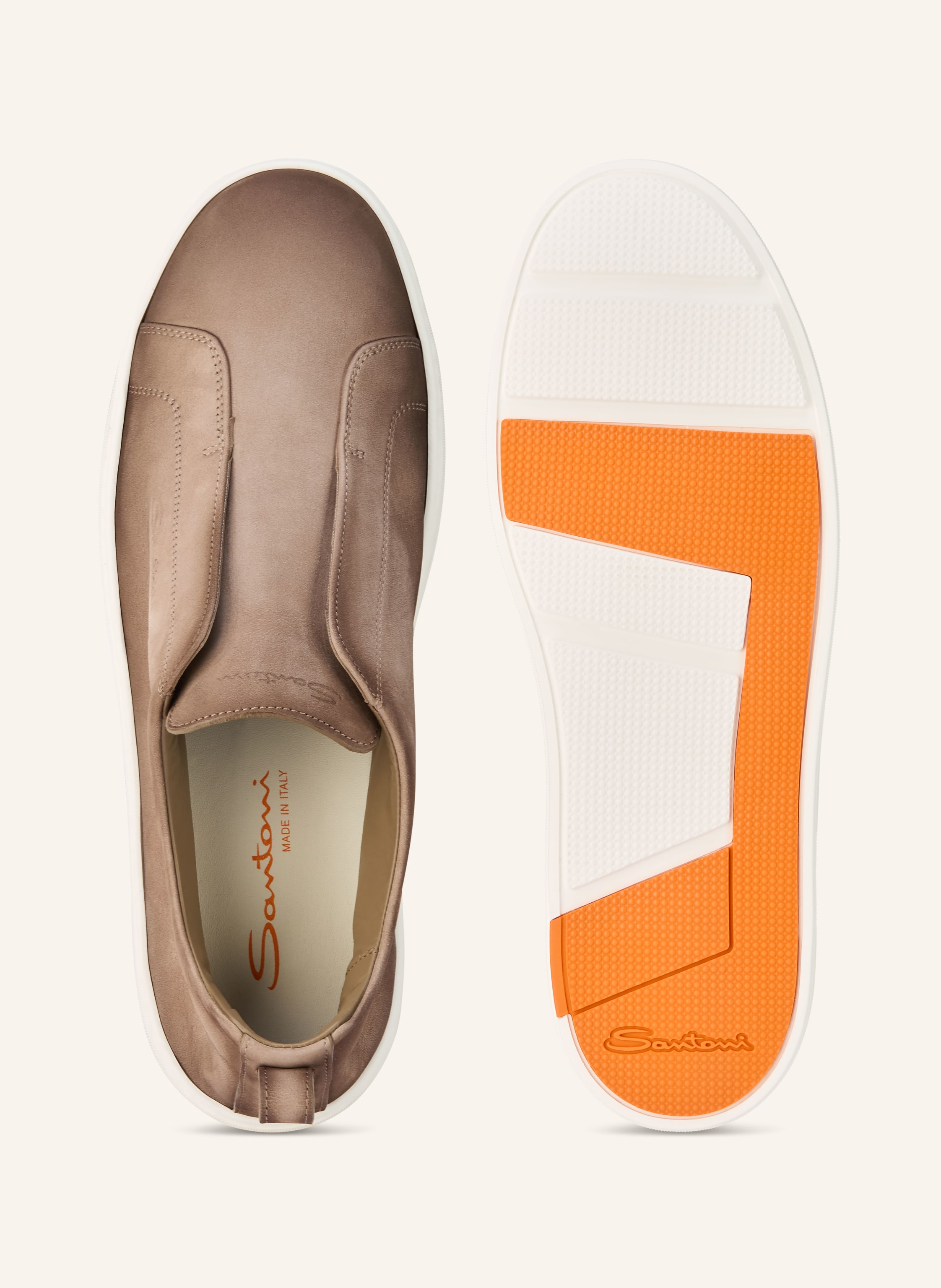 Thumbnail - Santoni Slip-On-Sneaker Victory beige