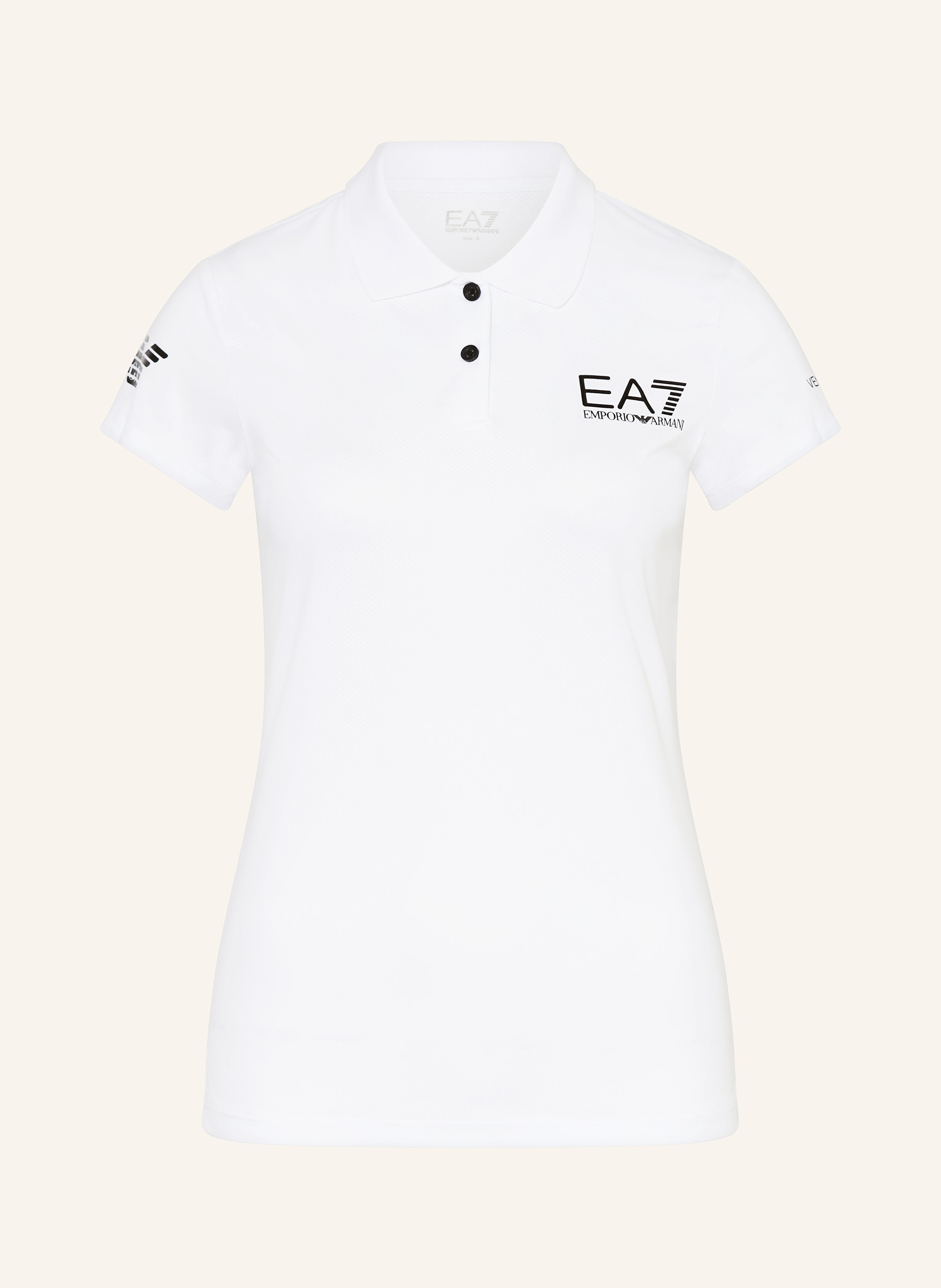 ea7 Emporio Armani Funktions-Poloshirt weiss