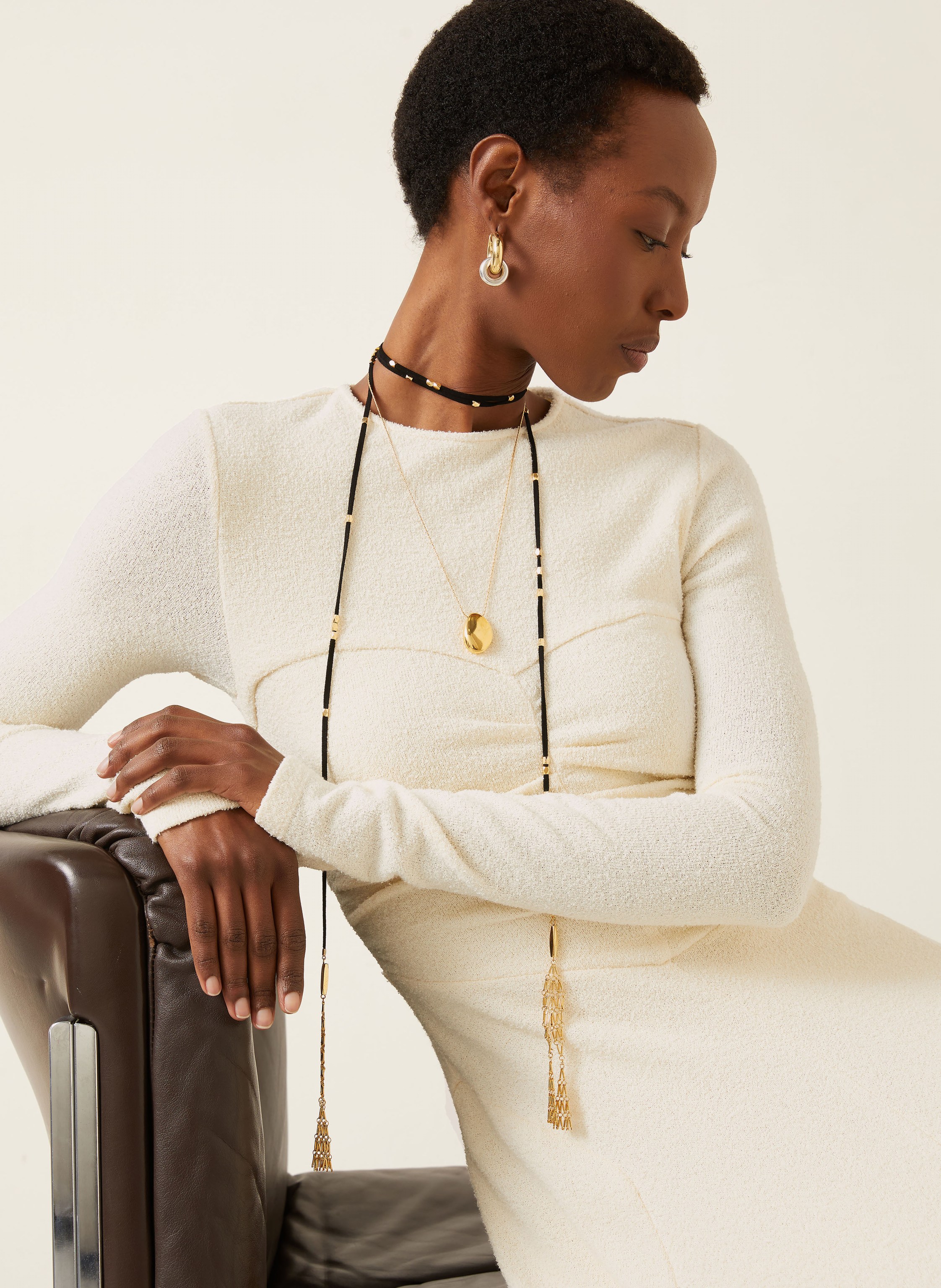 Thumbnail - Isabel Marant Bouclé-Kleid weiss