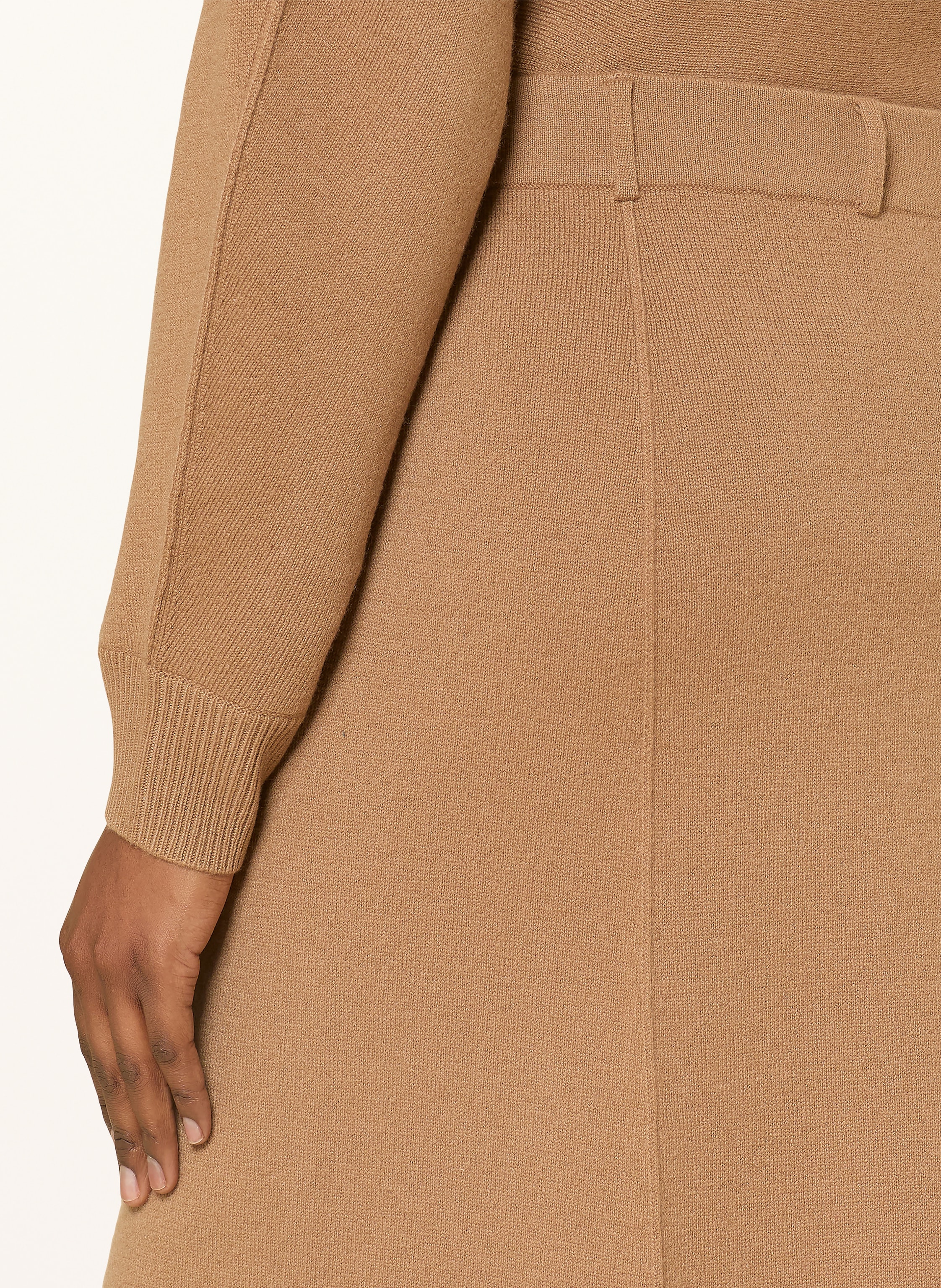 Thumbnail - Lisa Yang Strickrock Aus Cashmere braun