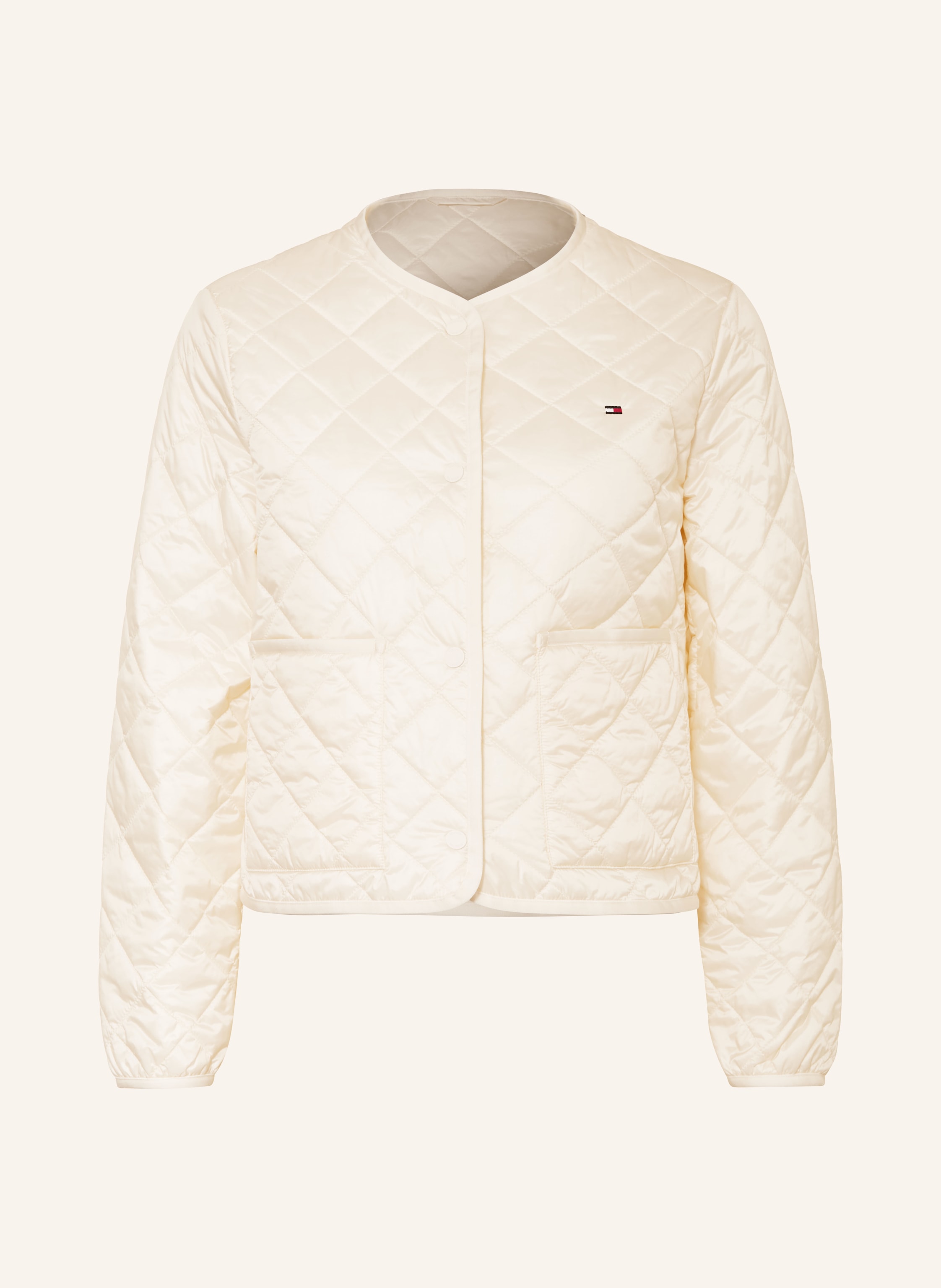 Tommy Hilfiger Steppjacke Aus Satin weiss
