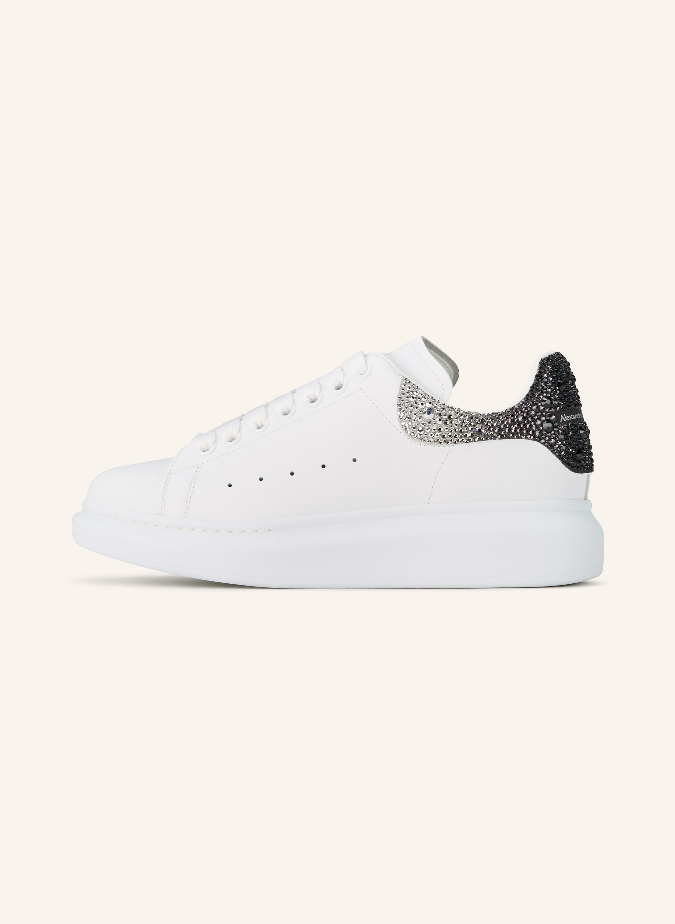 Thumbnail - Mcqueen Sneaker Mit Schmucksteinen weiss