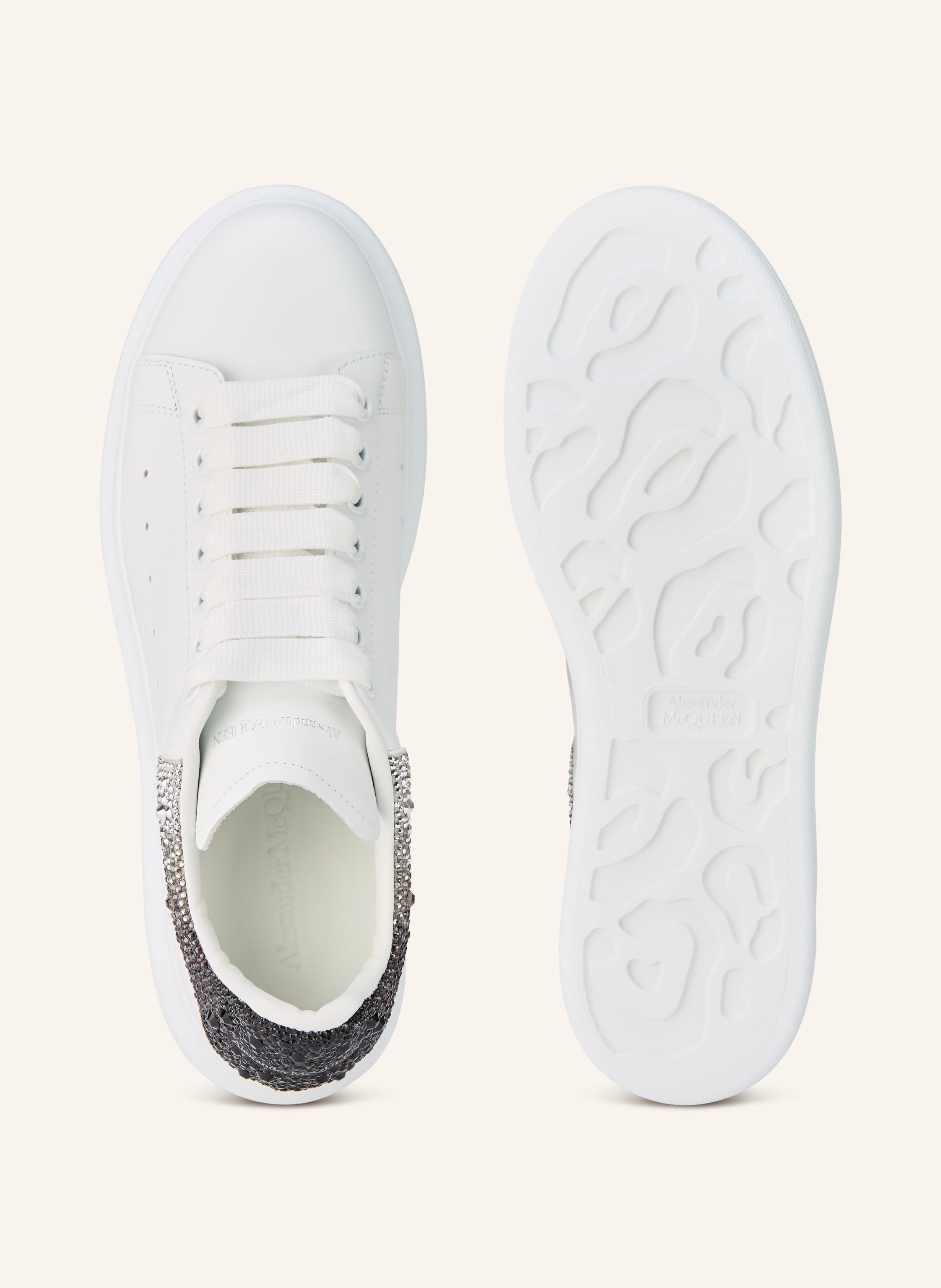 Thumbnail - Mcqueen Sneaker Mit Schmucksteinen weiss