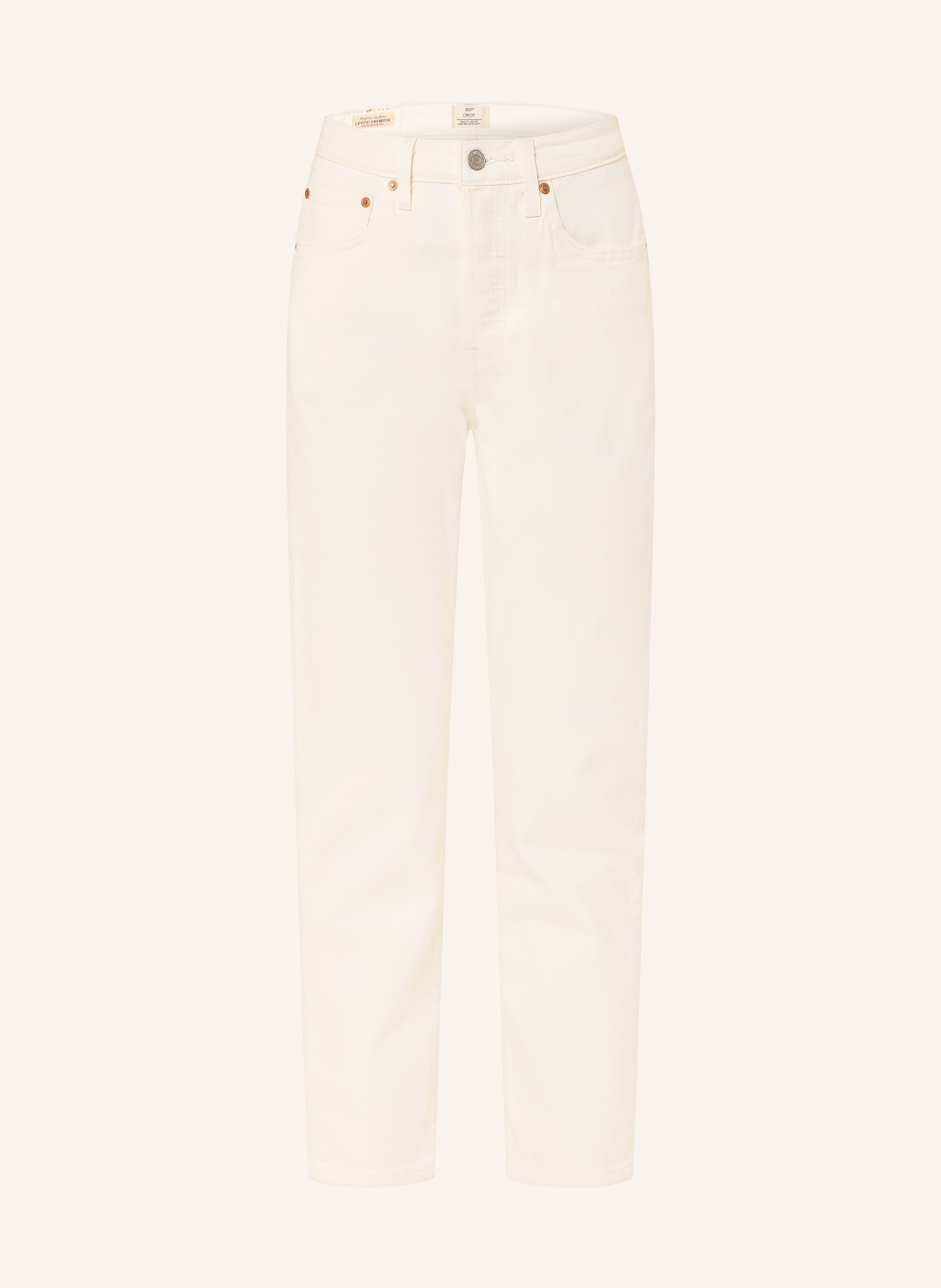 Levi's® Straight Jeans 501 Crop weiss
