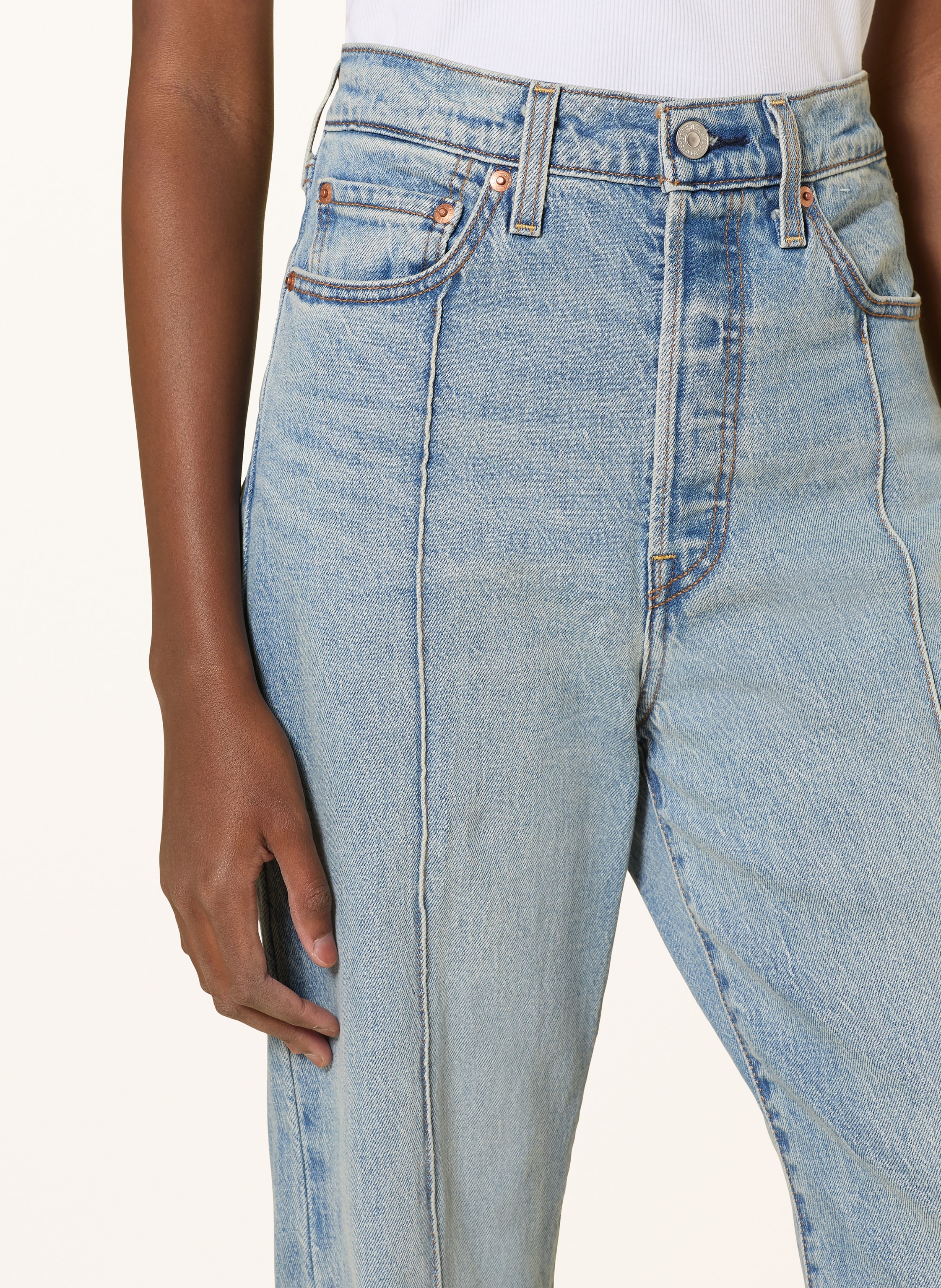 Levi's® Straight Jeans Ribcage blau – Bild 2