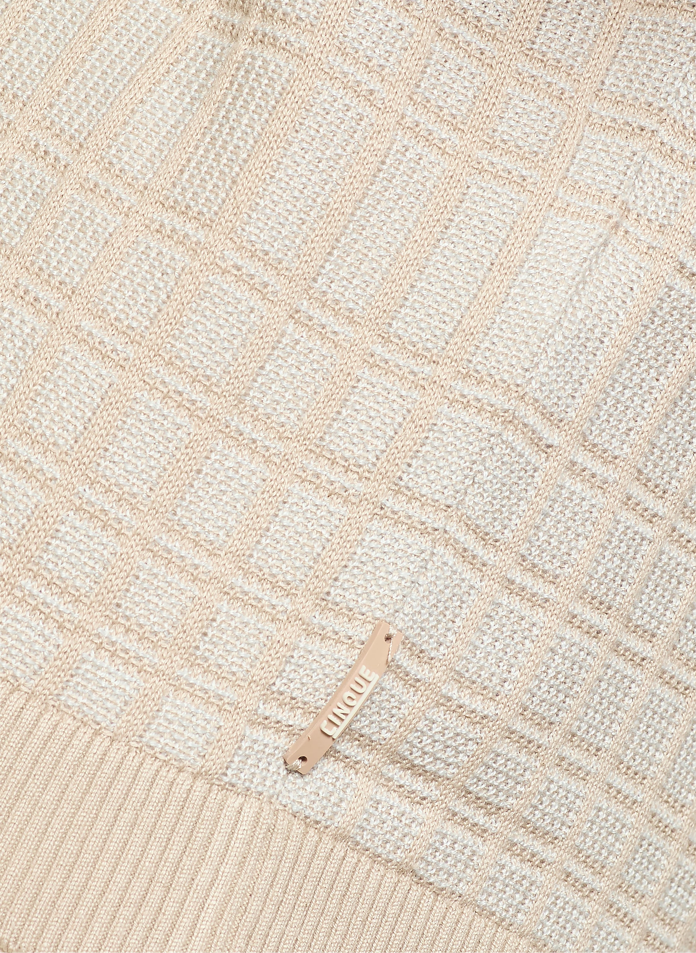 Thumbnail - Cinque Strickhemd Ciyaro Extra Slim Fit beige