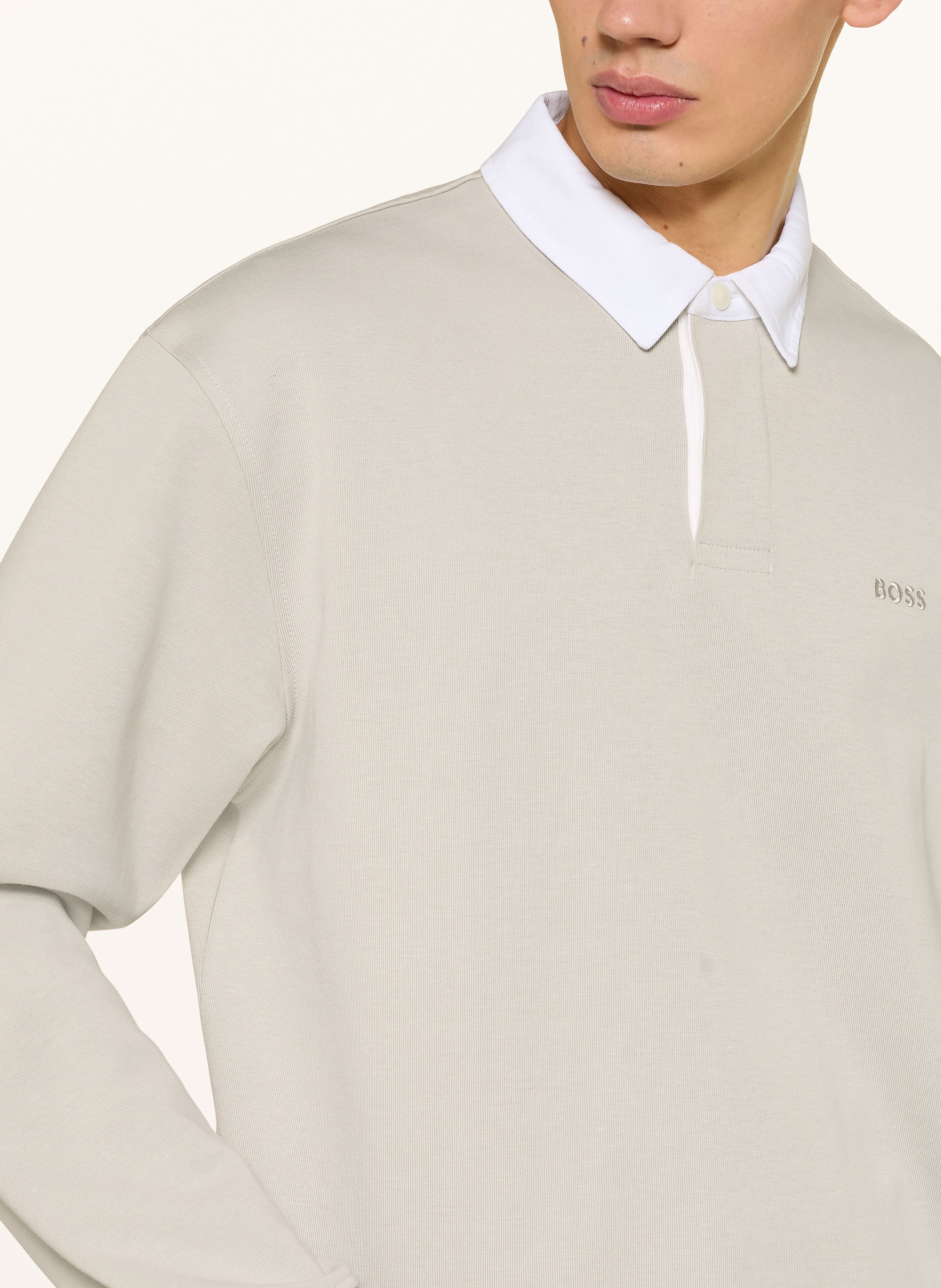 Thumbnail - Boss Jersey-Poloshirt Exis beige