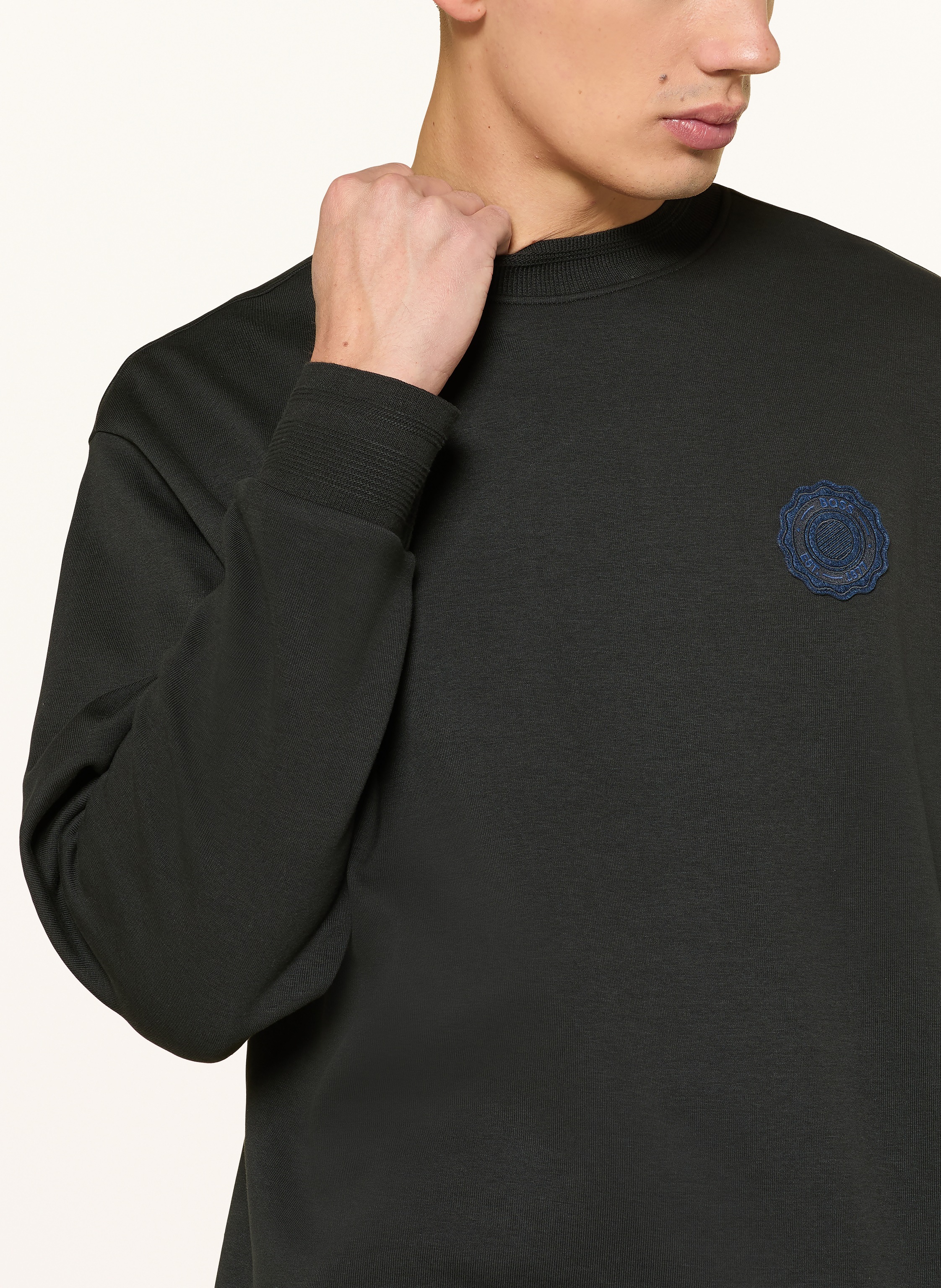 Thumbnail - Boss Sweatshirt Varsity schwarz