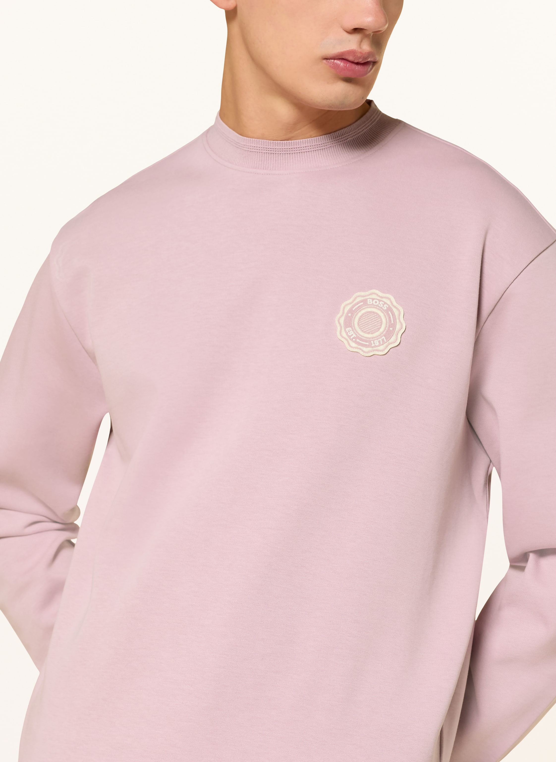 Thumbnail - Boss Sweatshirt Varsity rosa