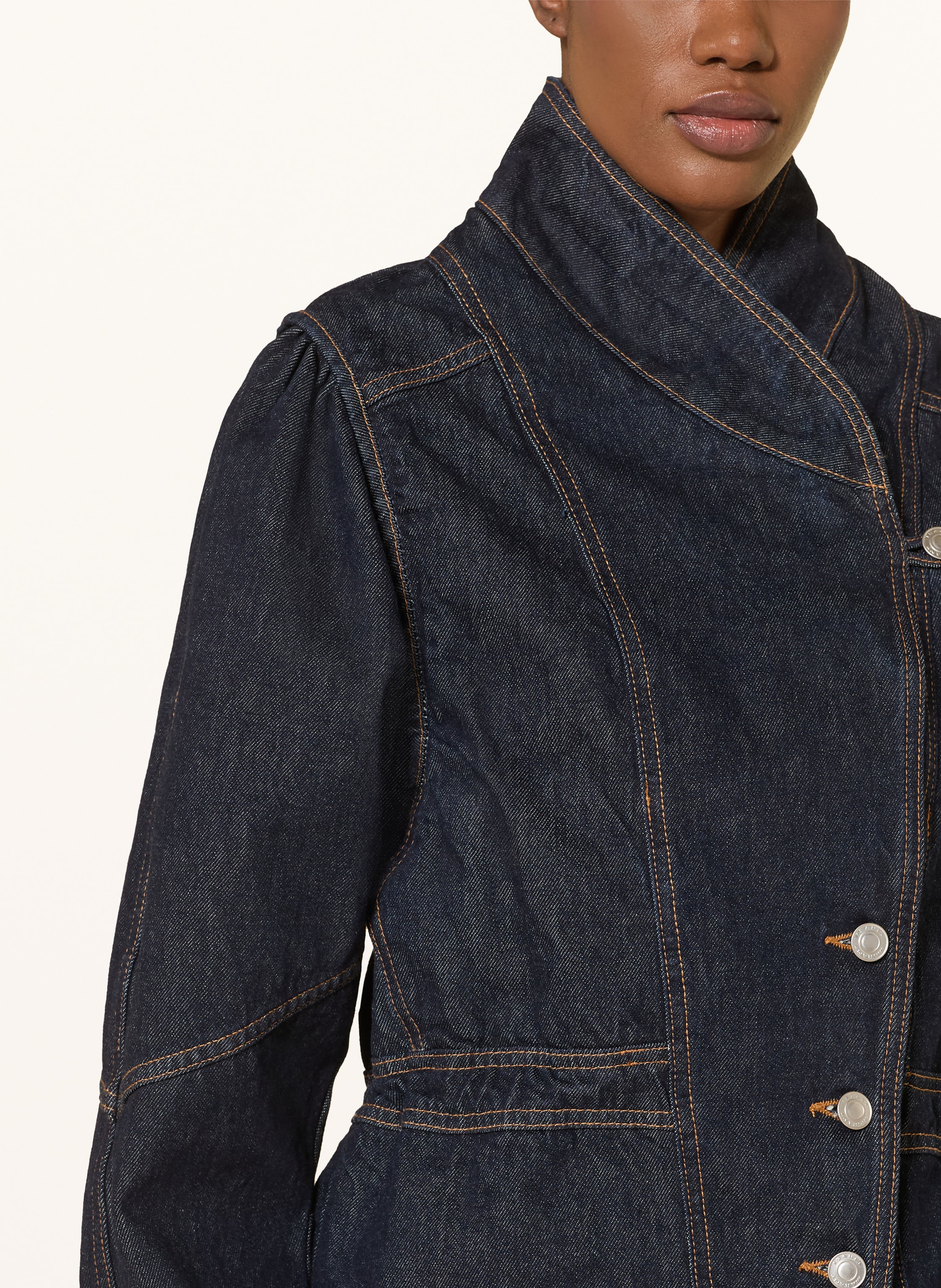 Thumbnail - Marant Étoile Jeansjacke Dolie blau